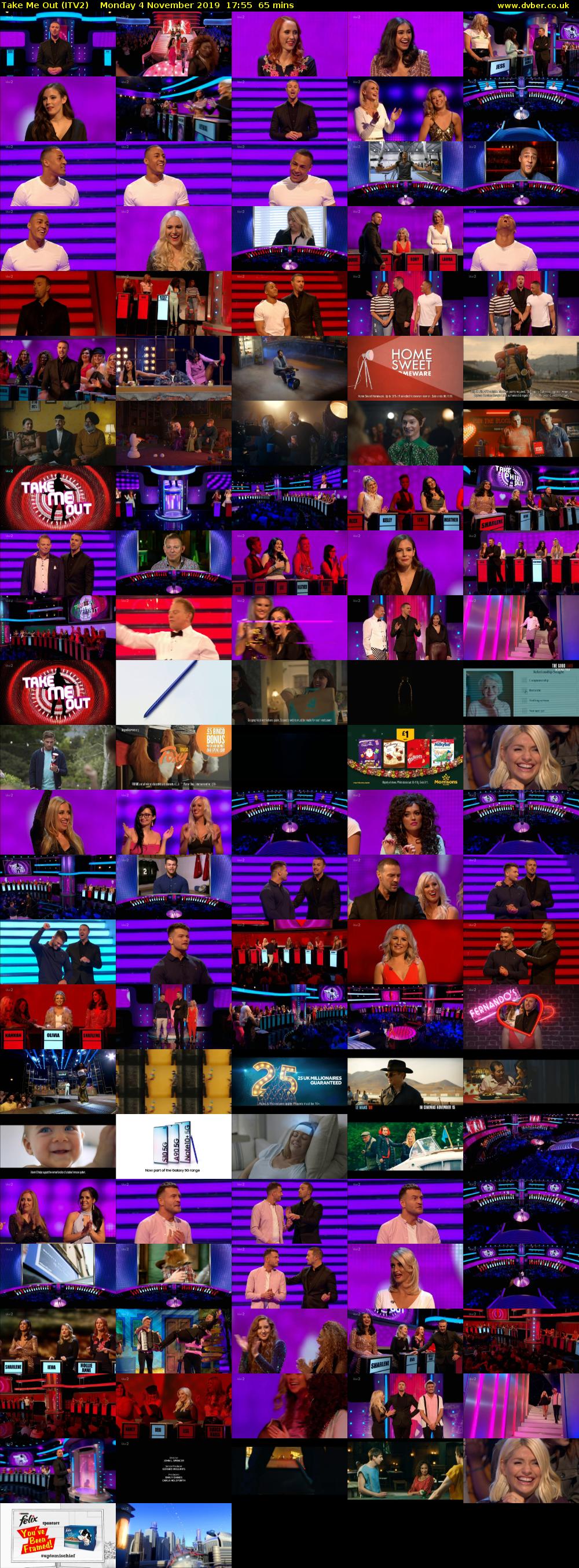 Take Me Out (ITV2) Monday 4 November 2019 17:55 - 19:00