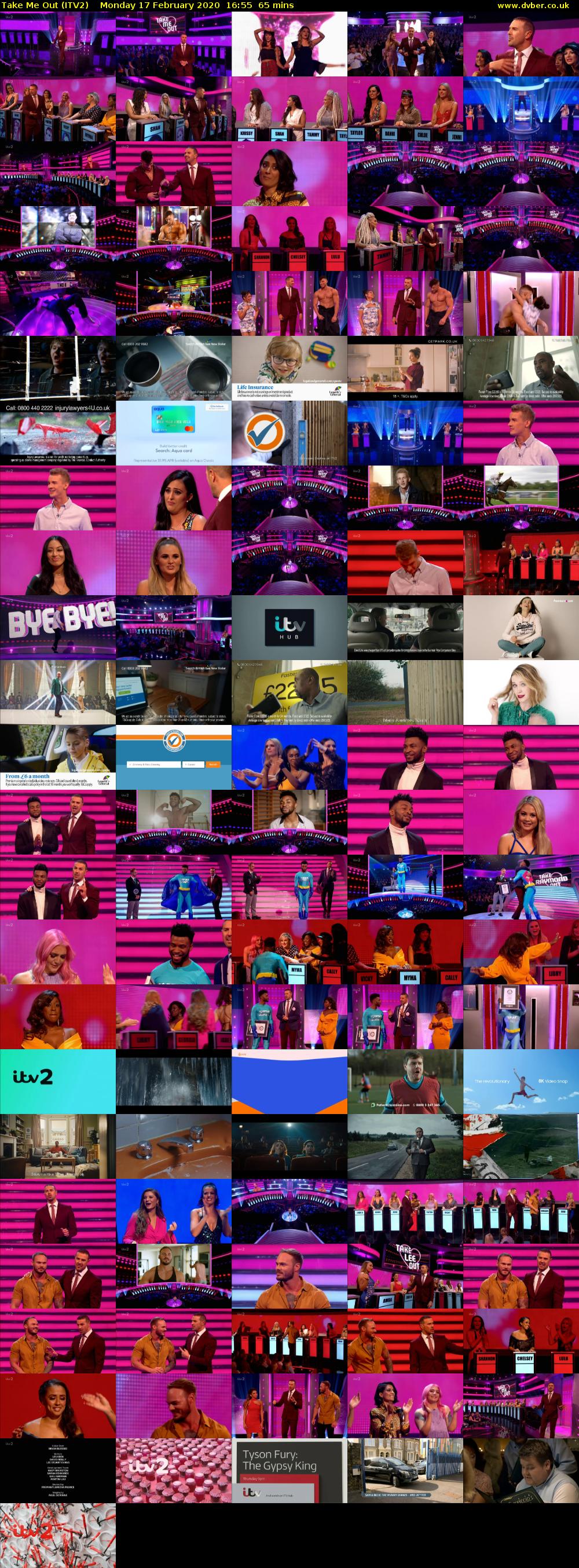 Take Me Out (ITV2) Monday 17 February 2020 16:55 - 18:00