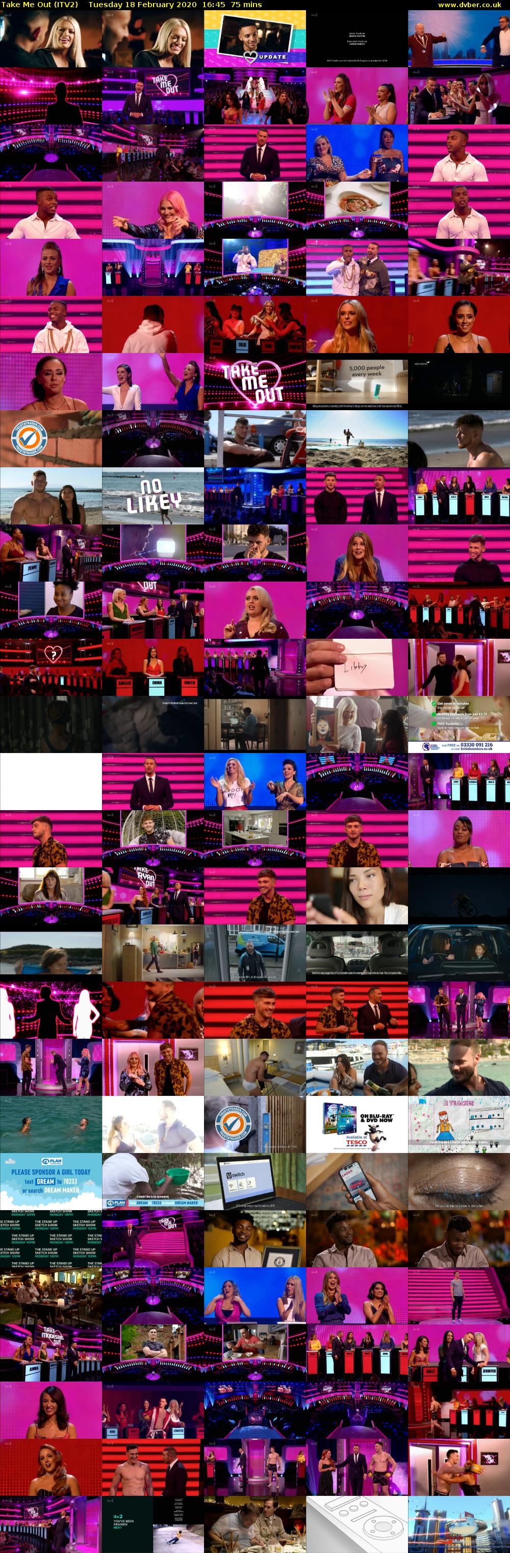 Take Me Out (ITV2) Tuesday 18 February 2020 16:45 - 18:00