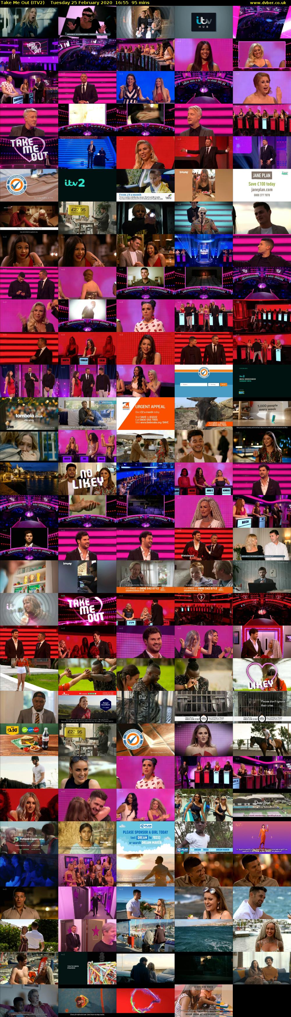 Take Me Out (ITV2) Tuesday 25 February 2020 16:55 - 18:30