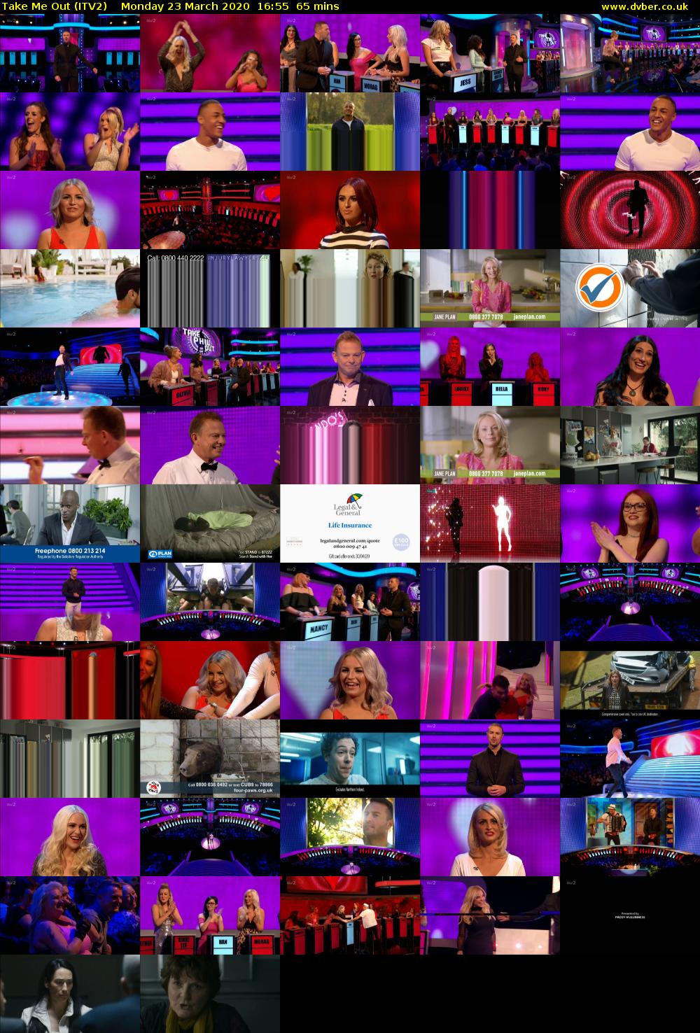 Take Me Out (ITV2) Monday 23 March 2020 16:55 - 18:00