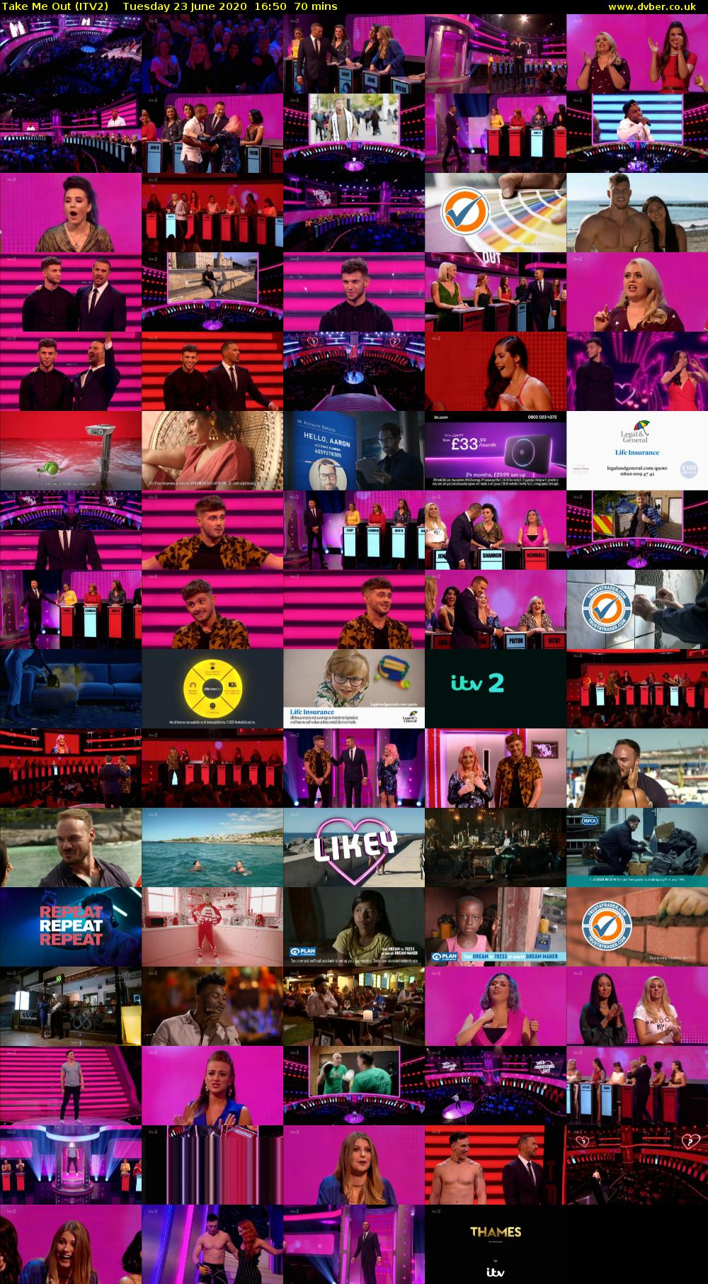Take Me Out (ITV2) Tuesday 23 June 2020 16:50 - 18:00