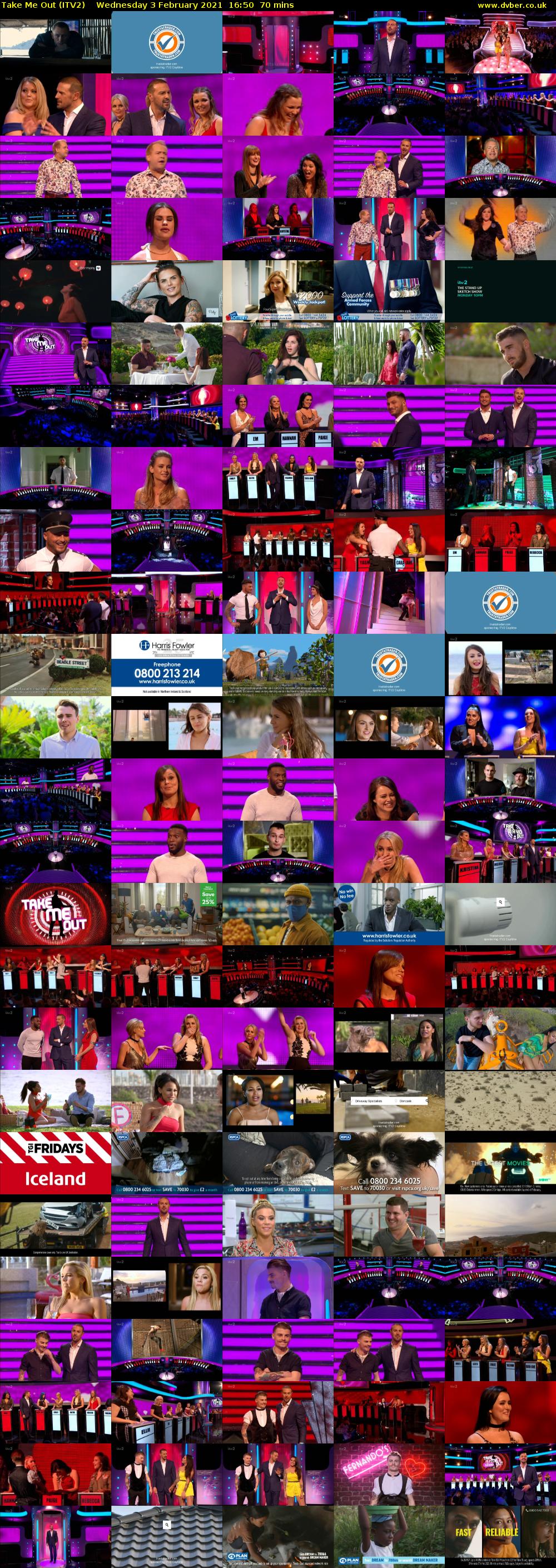 Take Me Out (ITV2) Wednesday 3 February 2021 16:50 - 18:00