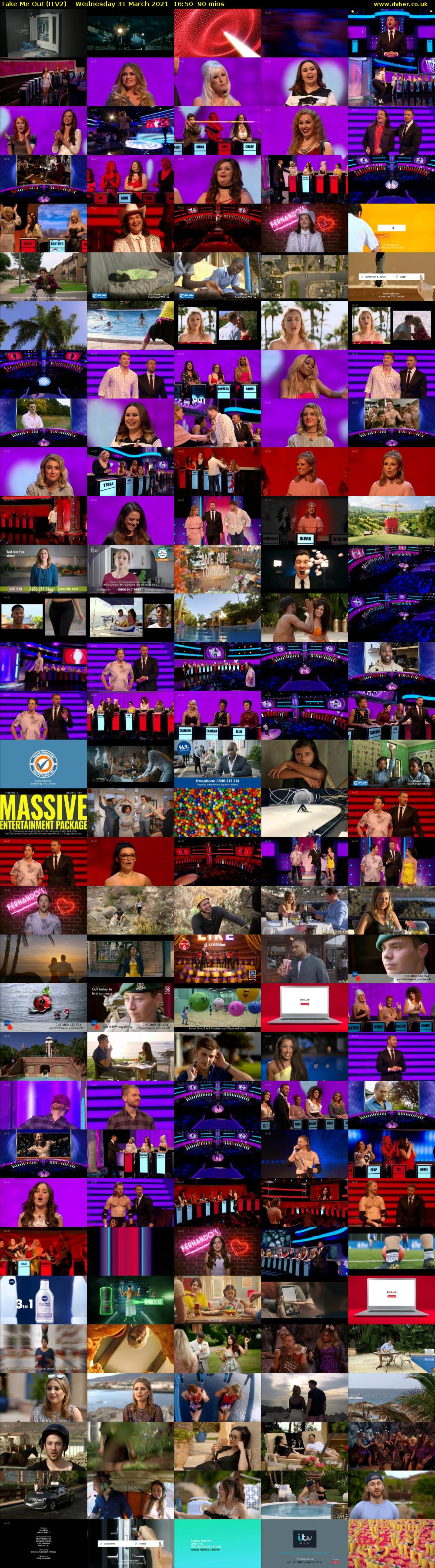 Take Me Out (ITV2) Wednesday 31 March 2021 16:50 - 18:20
