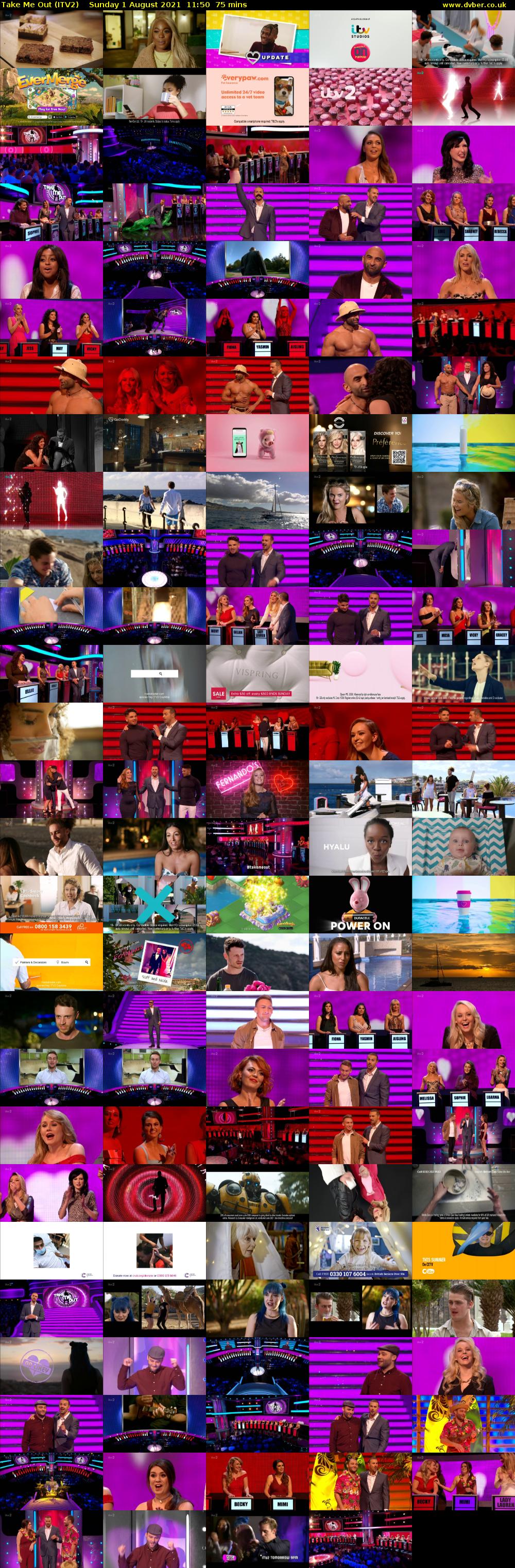 Take Me Out (ITV2) Sunday 1 August 2021 11:50 - 13:05