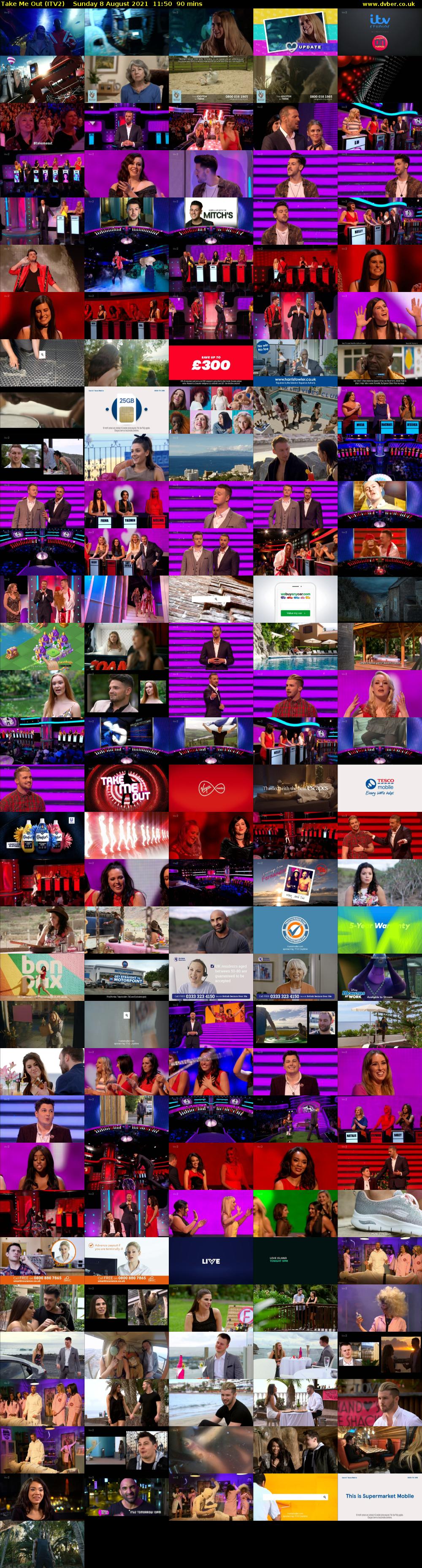 Take Me Out (ITV2) Sunday 8 August 2021 11:50 - 13:20
