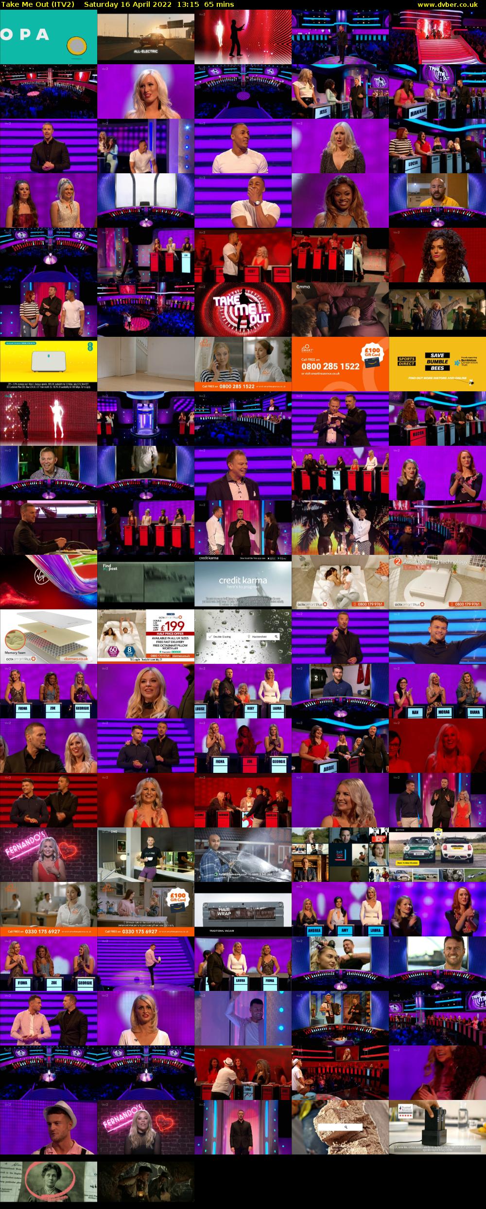 Take Me Out (ITV2) Saturday 16 April 2022 13:15 - 14:20