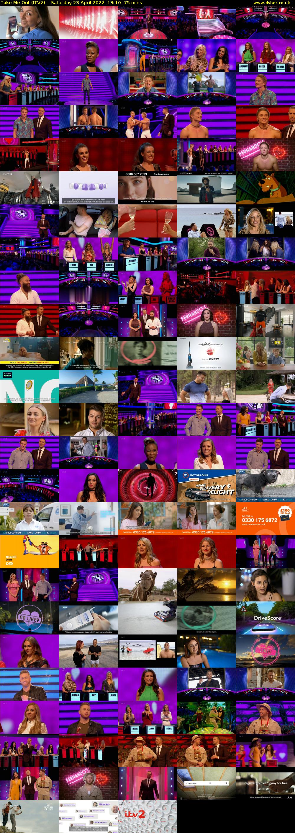 Take Me Out (ITV2) Saturday 23 April 2022 13:10 - 14:25
