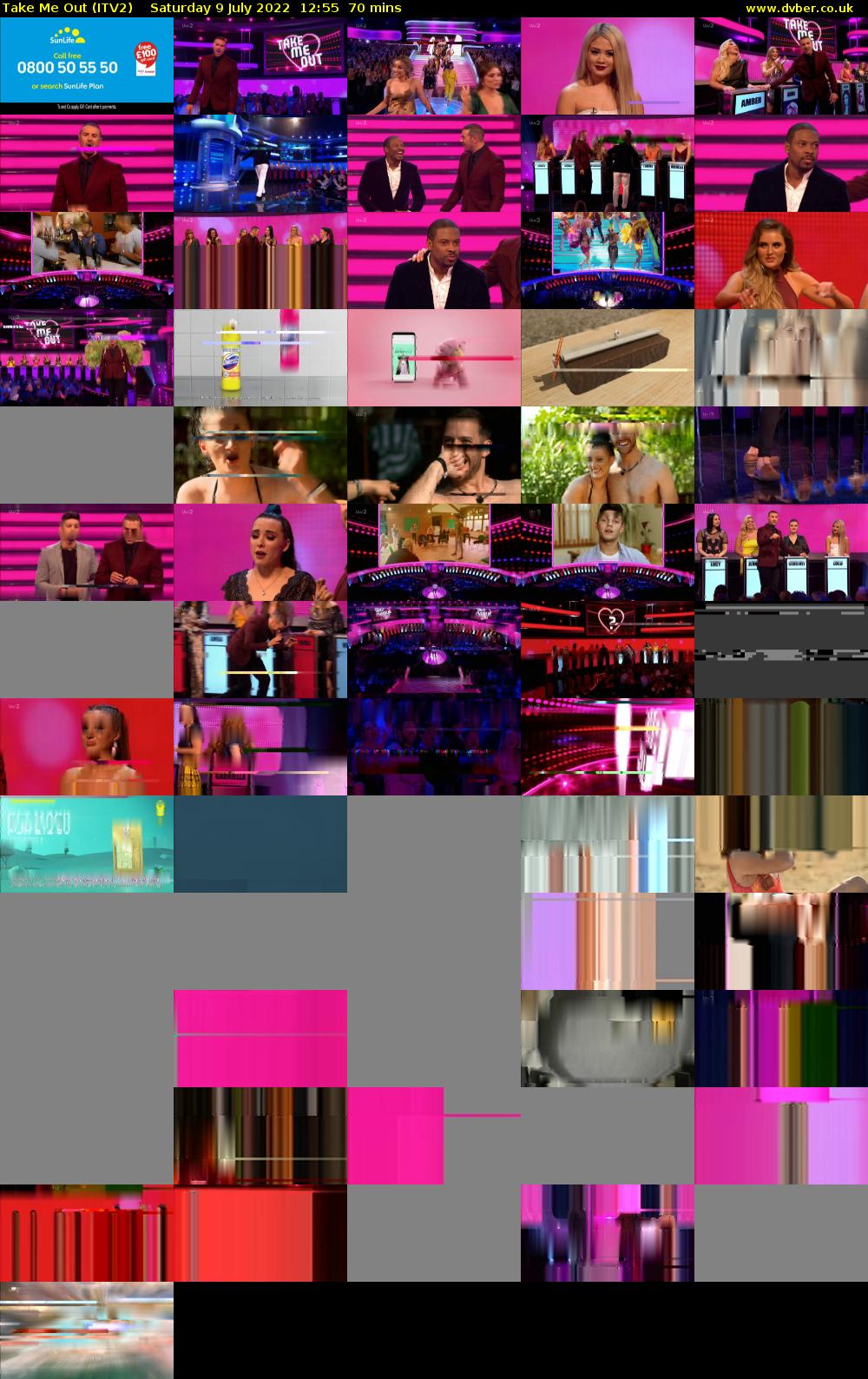 Take Me Out (ITV2) Saturday 9 July 2022 12:55 - 14:05