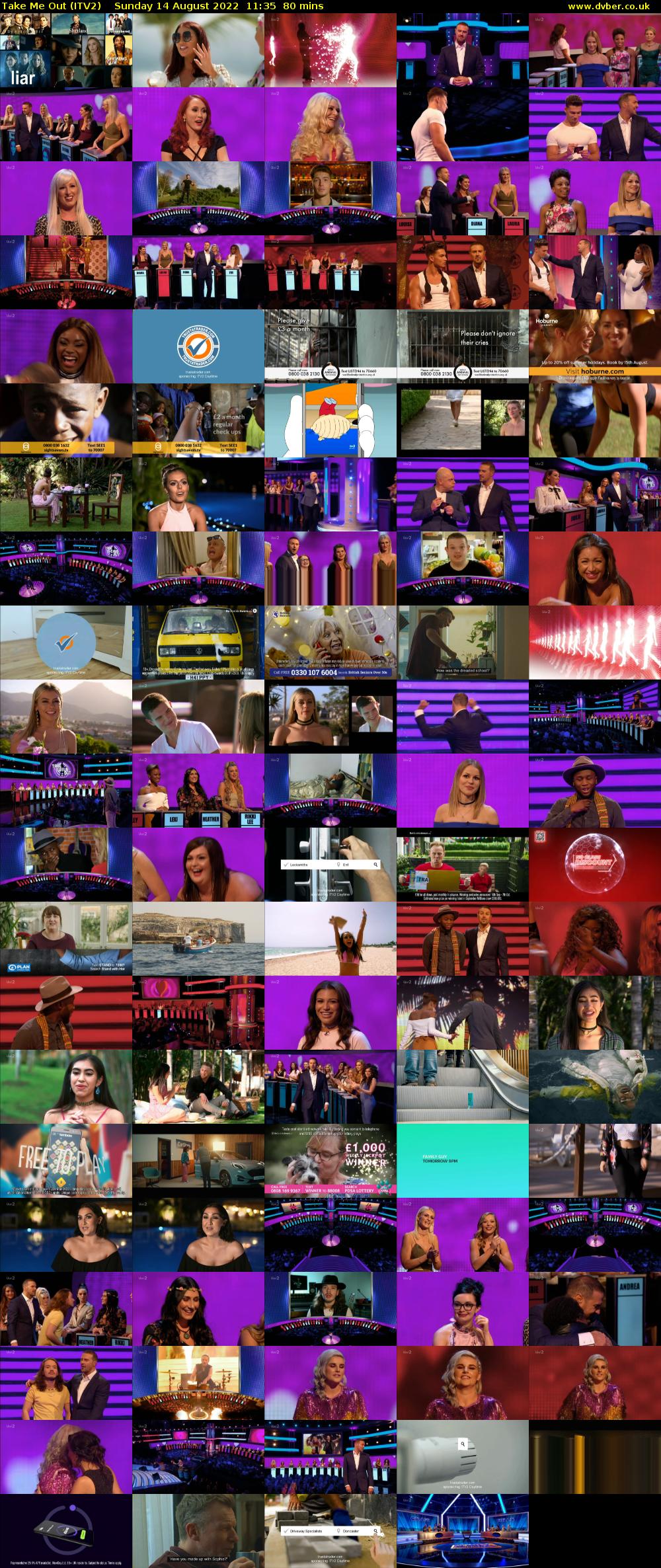 Take Me Out (ITV2) Sunday 14 August 2022 11:35 - 12:55