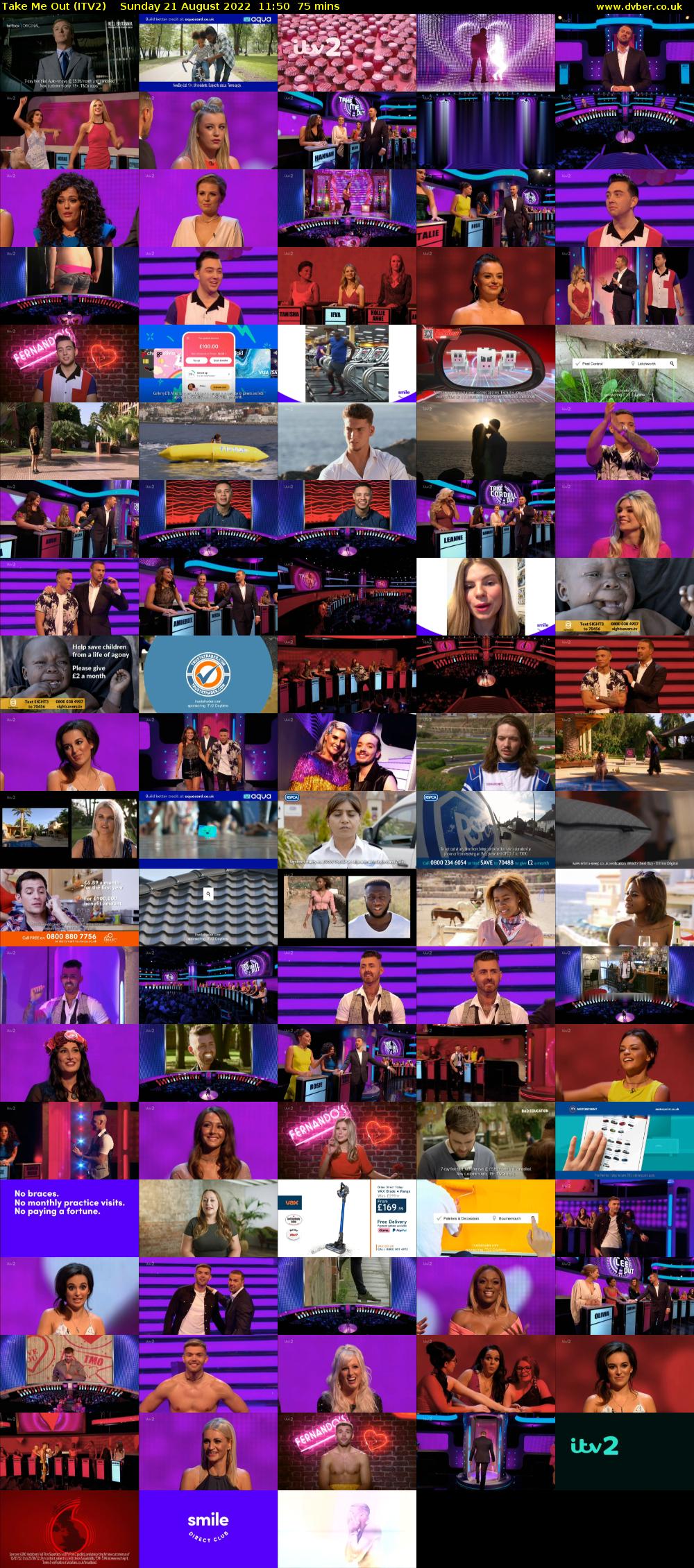 Take Me Out (ITV2) Sunday 21 August 2022 11:50 - 13:05