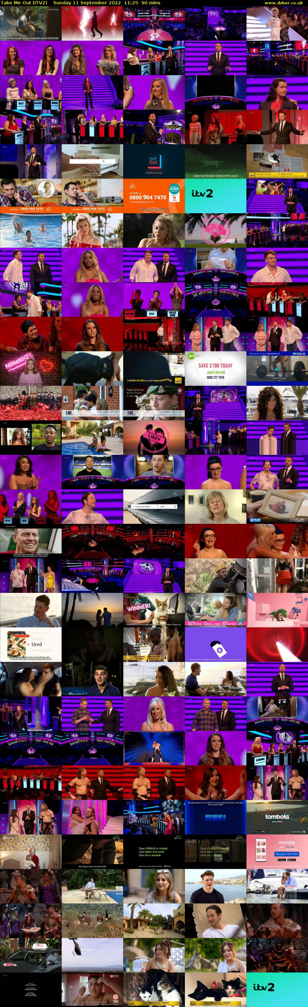 Take Me Out (ITV2) Sunday 11 September 2022 11:25 - 12:55