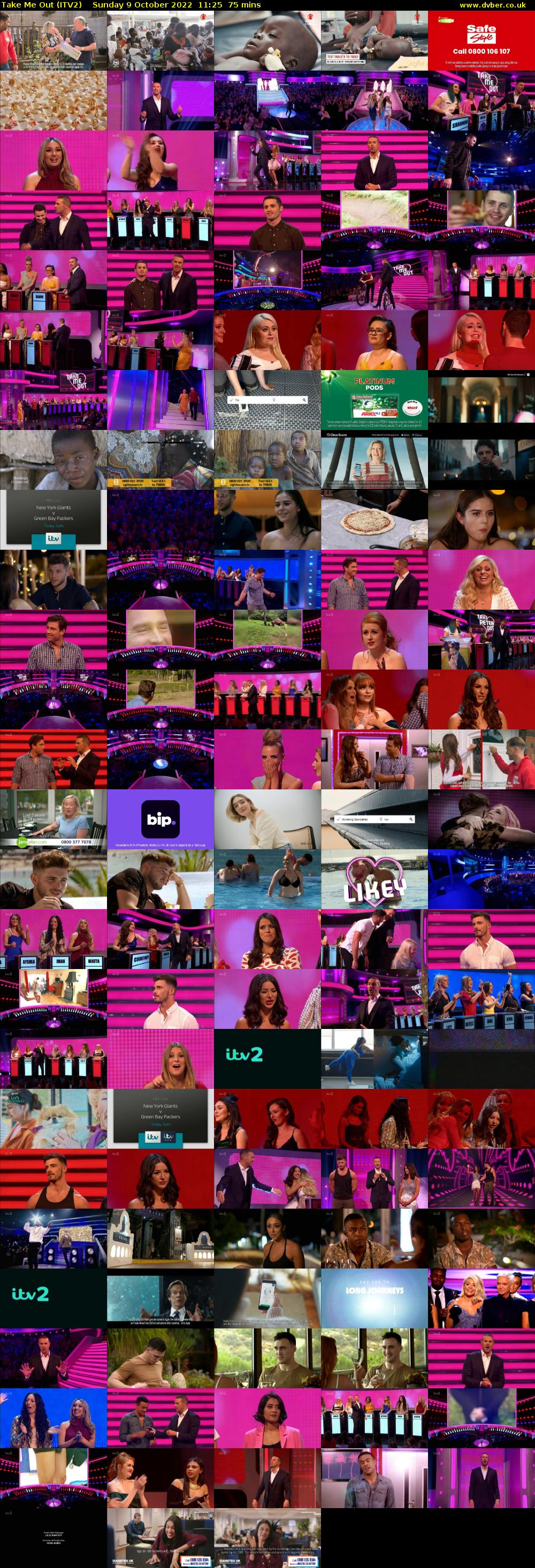 Take Me Out (ITV2) Sunday 9 October 2022 11:25 - 12:40