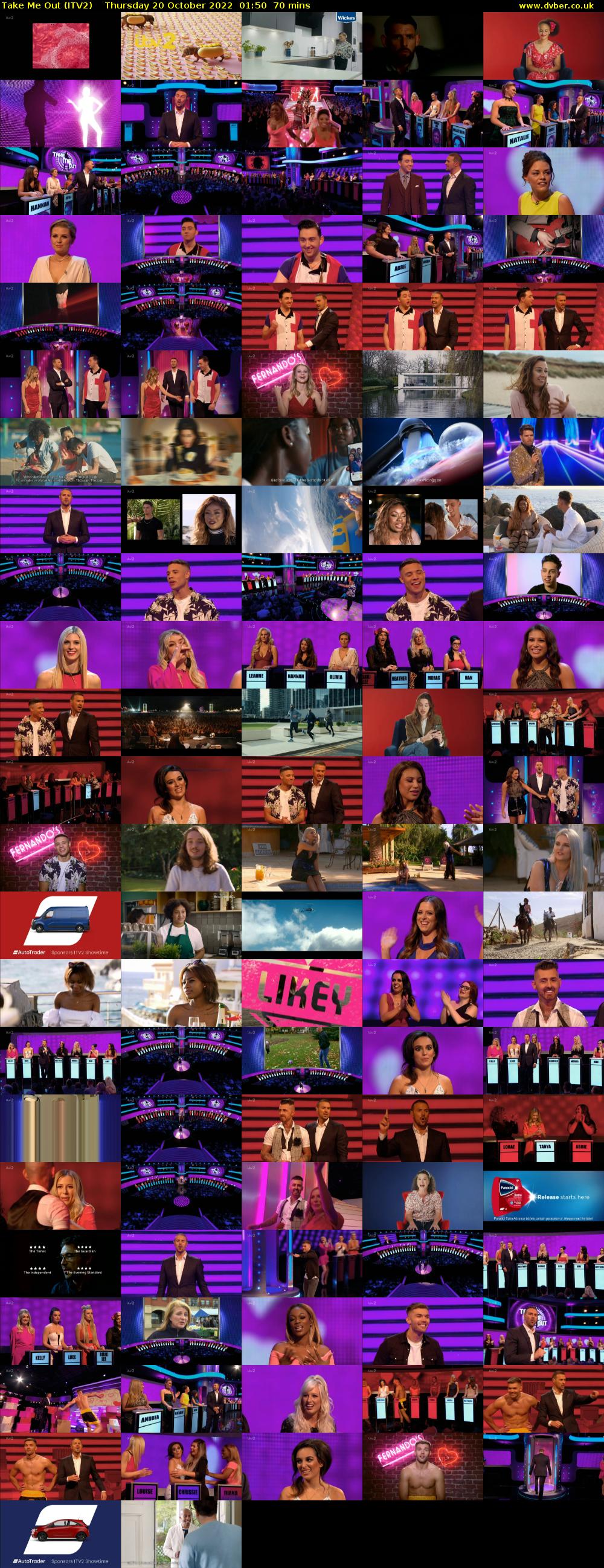 Take Me Out (ITV2) Thursday 20 October 2022 01:50 - 03:00
