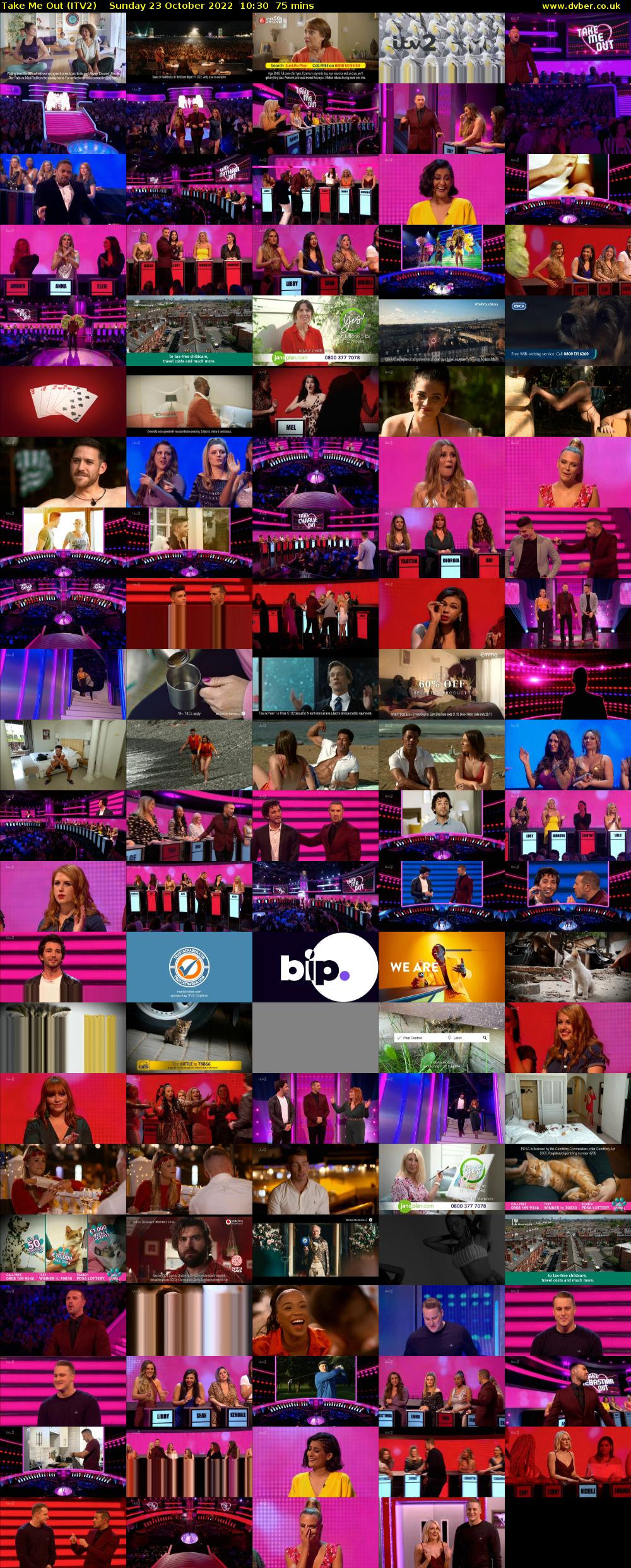 Take Me Out (ITV2) Sunday 23 October 2022 10:30 - 11:45