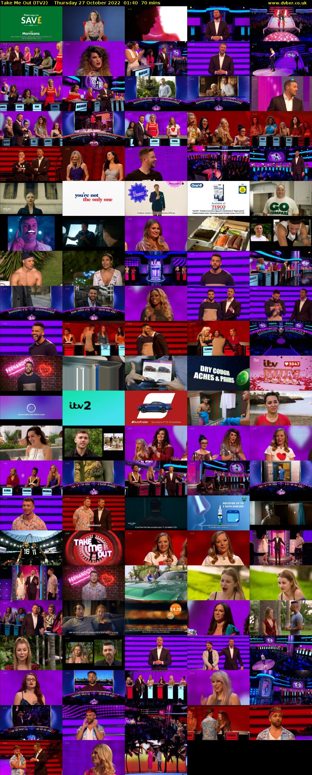 Take Me Out (ITV2) Thursday 27 October 2022 01:40 - 02:50