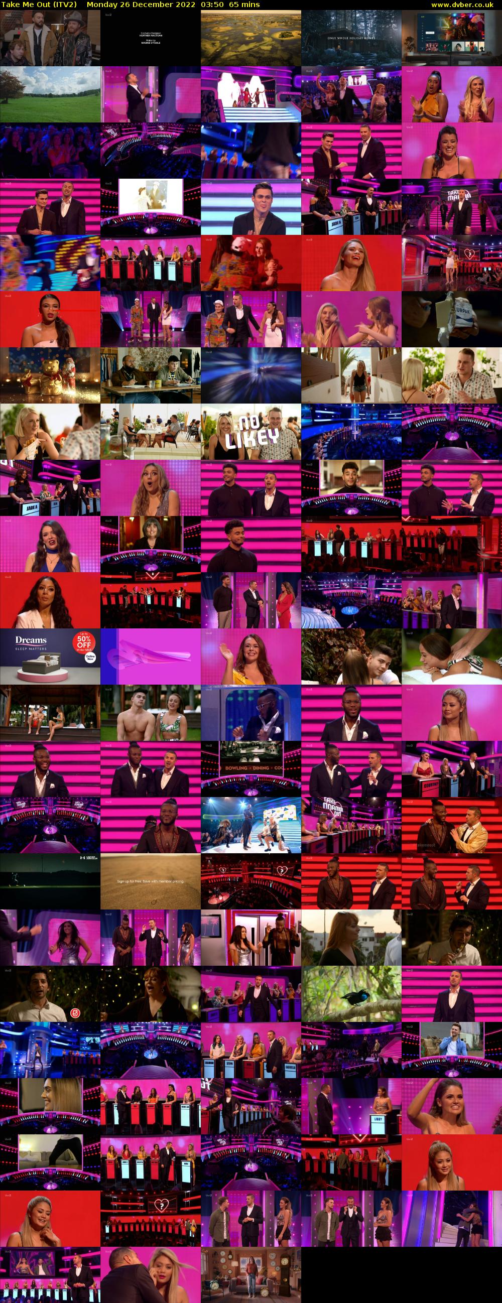 Take Me Out (ITV2) Monday 26 December 2022 03:50 - 04:55