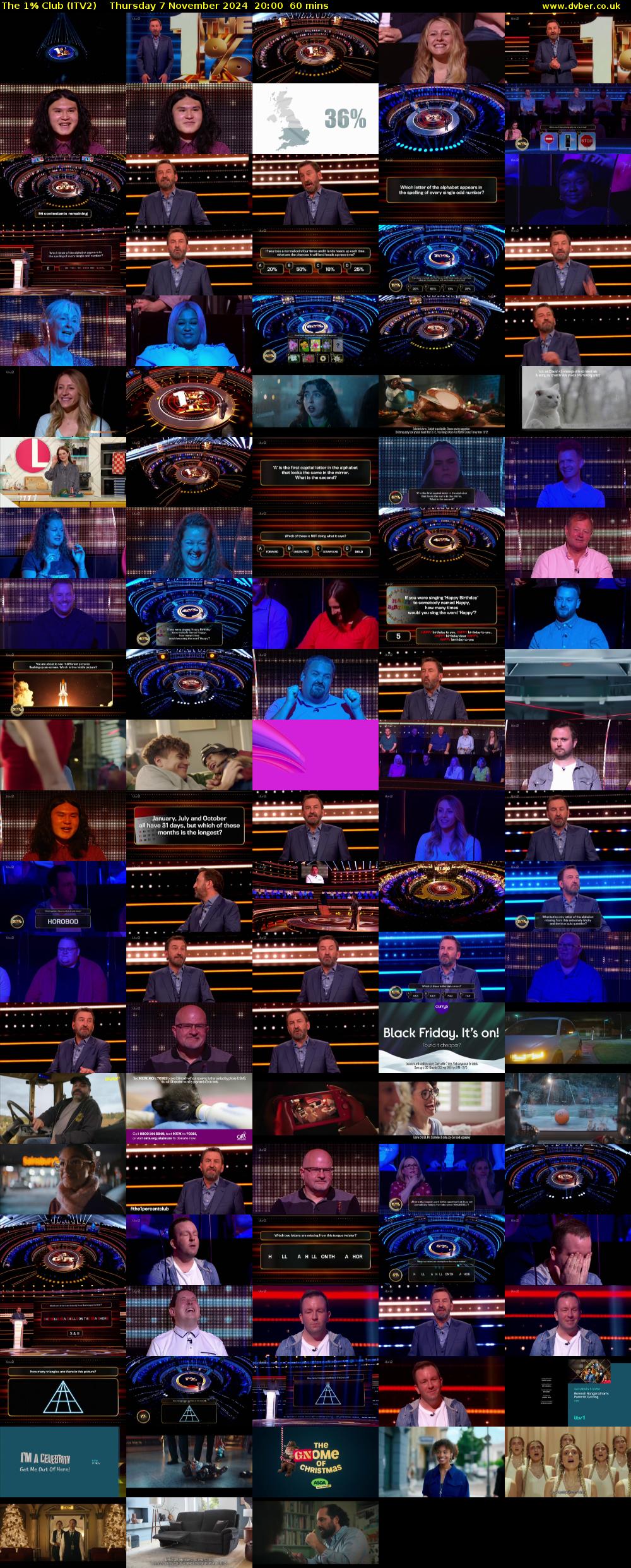 The 1% Club (ITV2) Thursday 7 November 2024 20:00 - 21:00