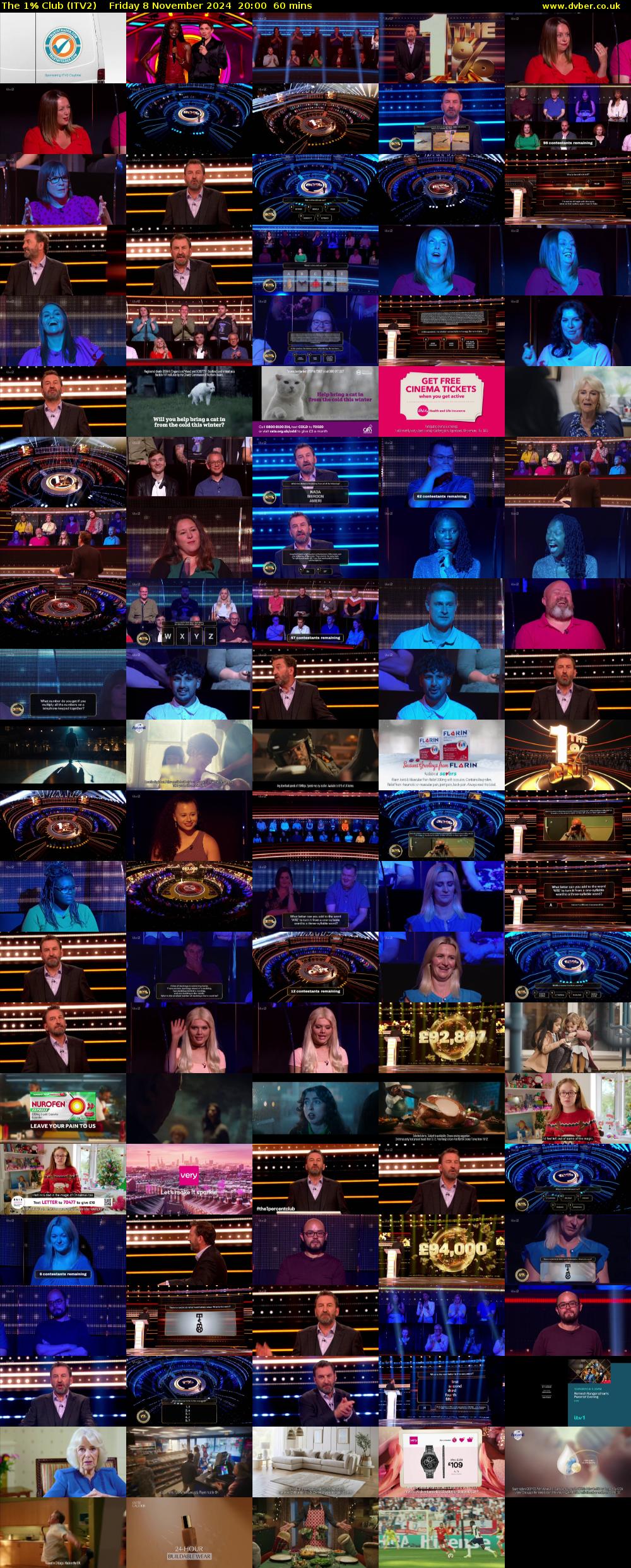 The 1% Club (ITV2) Friday 8 November 2024 20:00 - 21:00