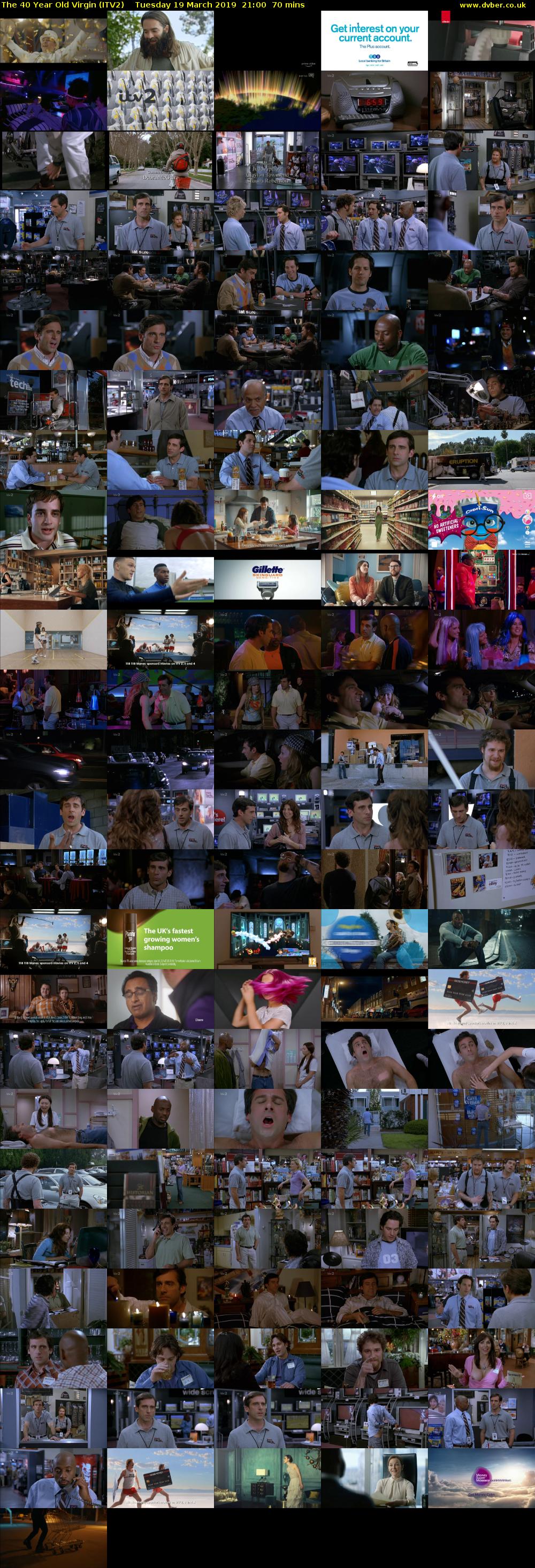 The 40 Year Old Virgin (ITV2) Tuesday 19 March 2019 21:00 - 22:10