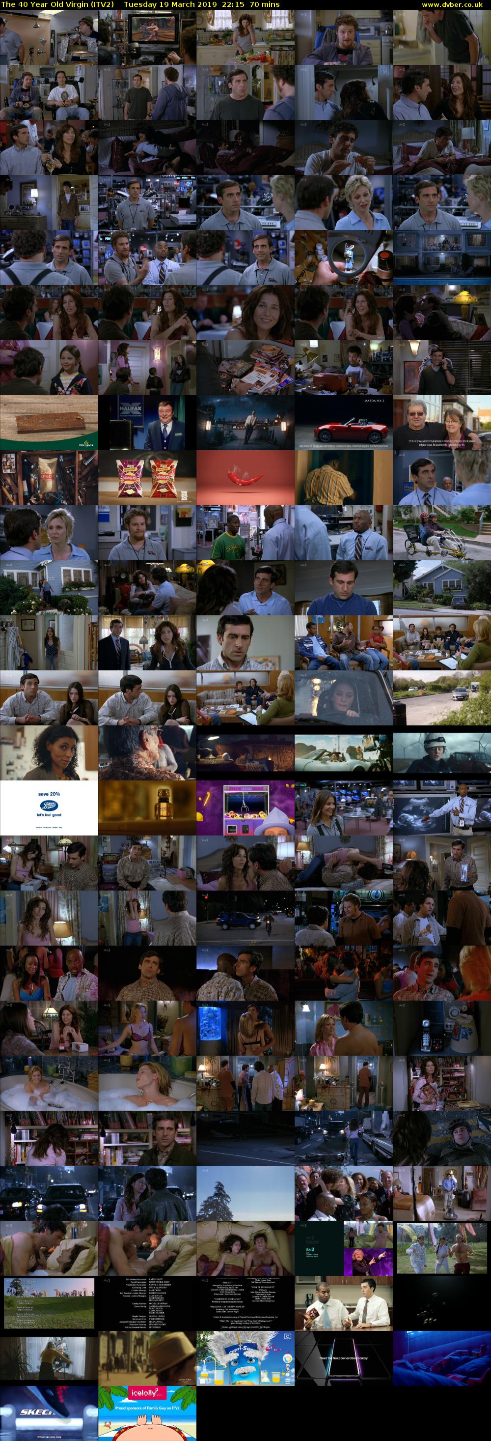 The 40 Year Old Virgin (ITV2) Tuesday 19 March 2019 22:15 - 23:25