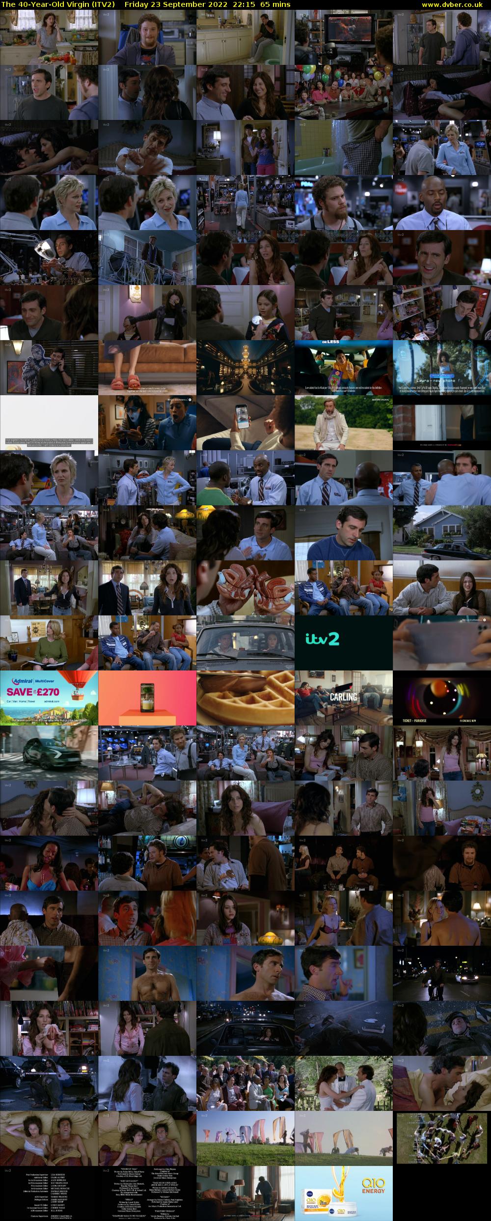 The 40-Year-Old Virgin (ITV2) Friday 23 September 2022 22:15 - 23:20