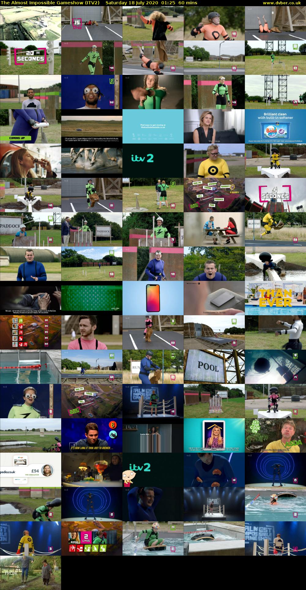The Almost Impossible Gameshow (ITV2) Saturday 18 July 2020 01:25 - 02:25
