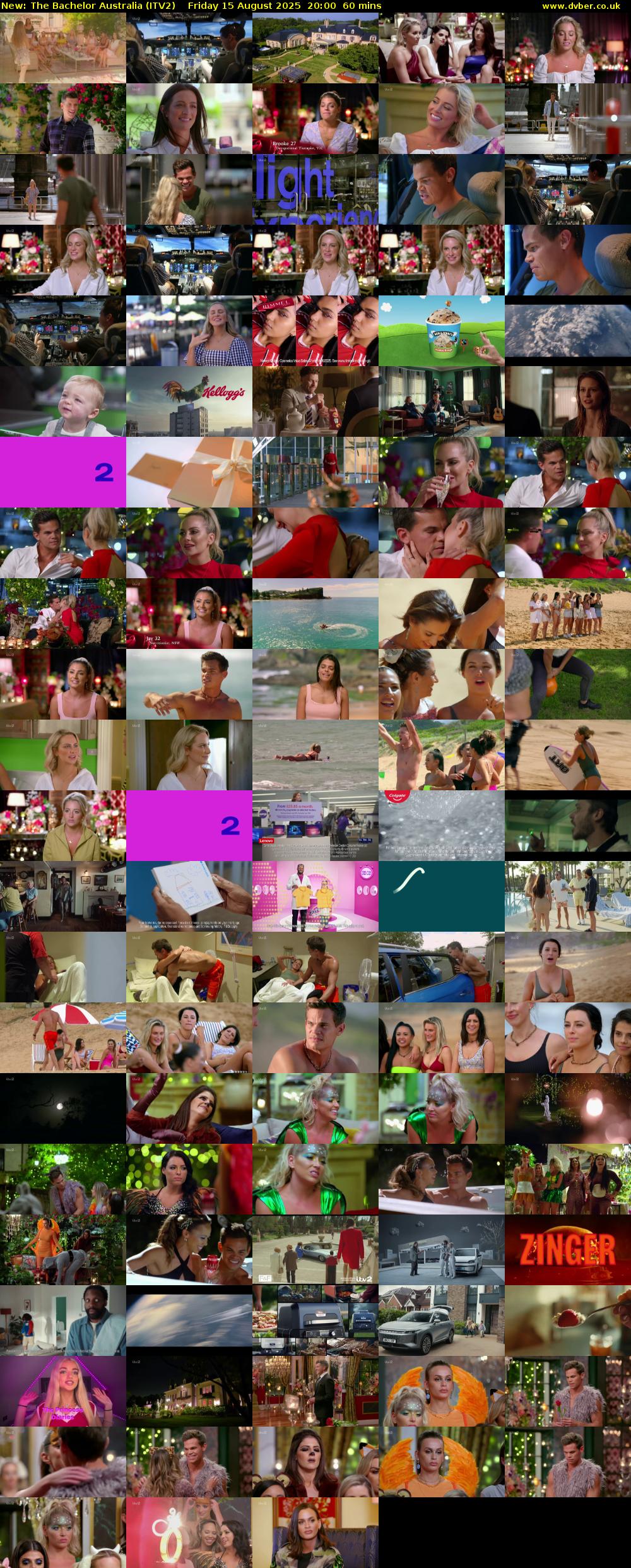The Bachelor Australia (ITV2) Friday 15 August 2025 20:00 - 21:00
