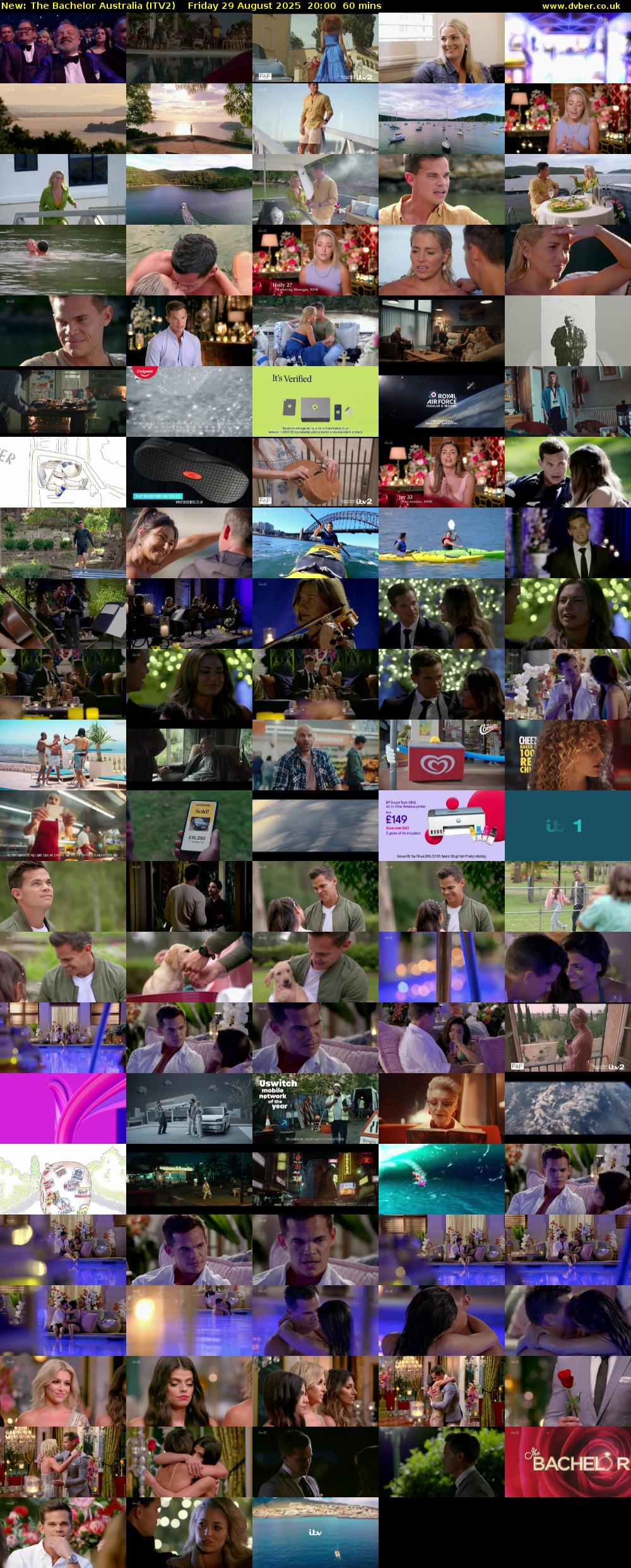 The Bachelor Australia (ITV2) Friday 29 August 2025 20:00 - 21:00