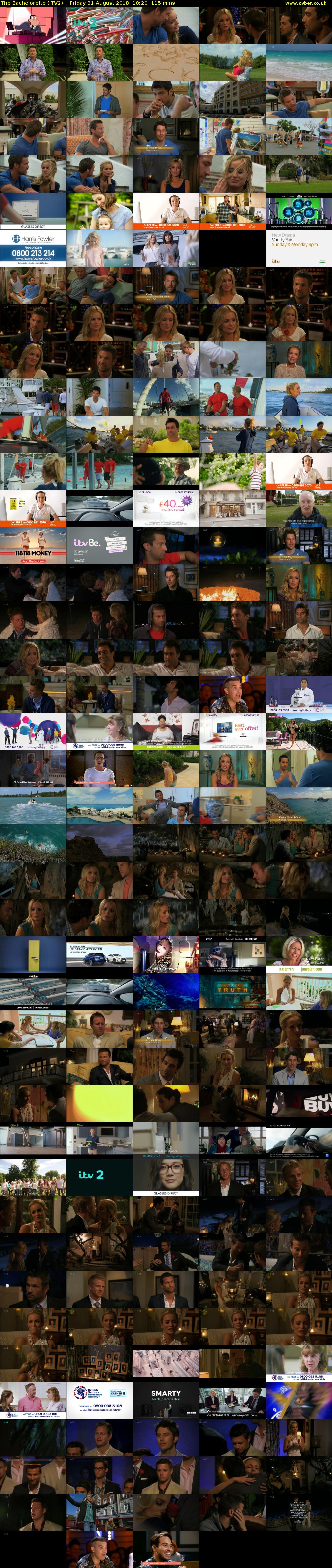 The Bachelorette (ITV2) Friday 31 August 2018 10:20 - 12:15