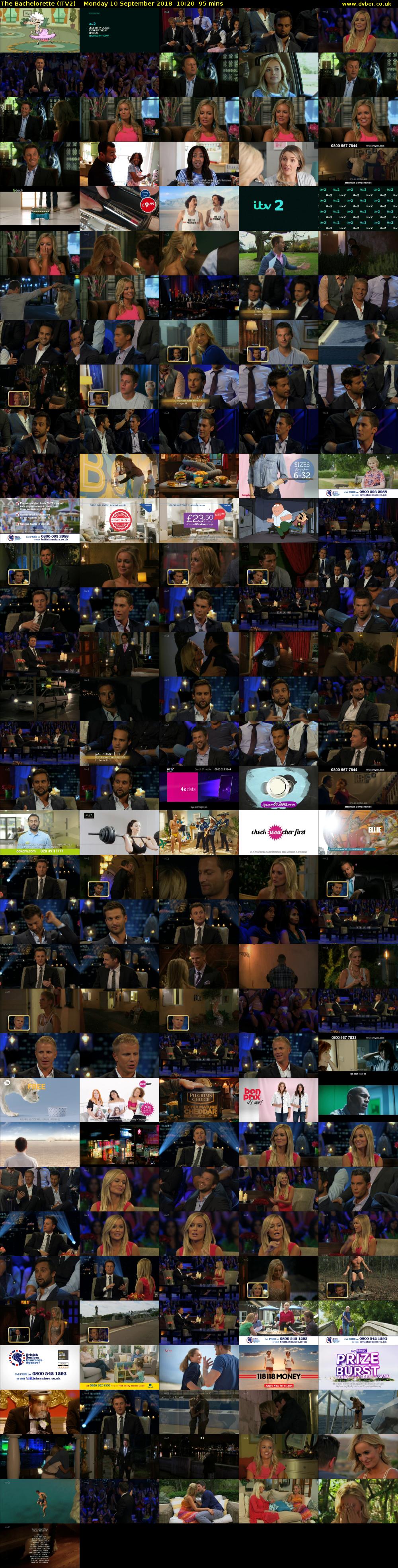 The Bachelorette (ITV2) Monday 10 September 2018 10:20 - 11:55