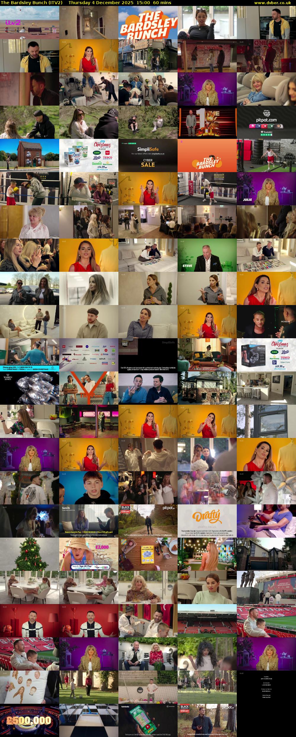 The Bardsley Bunch (ITV2) Thursday 4 December 2025 15:00 - 16:00