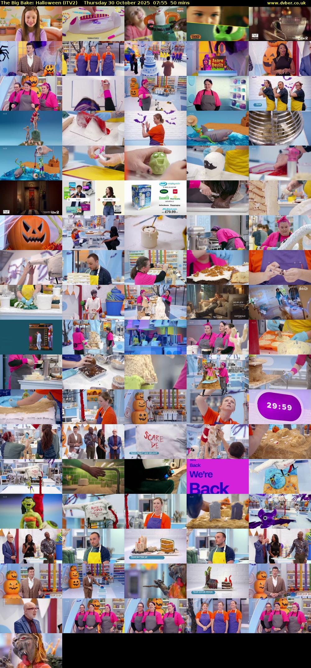 The Big Bake: Halloween (ITV2) Thursday 30 October 2025 07:55 - 08:45