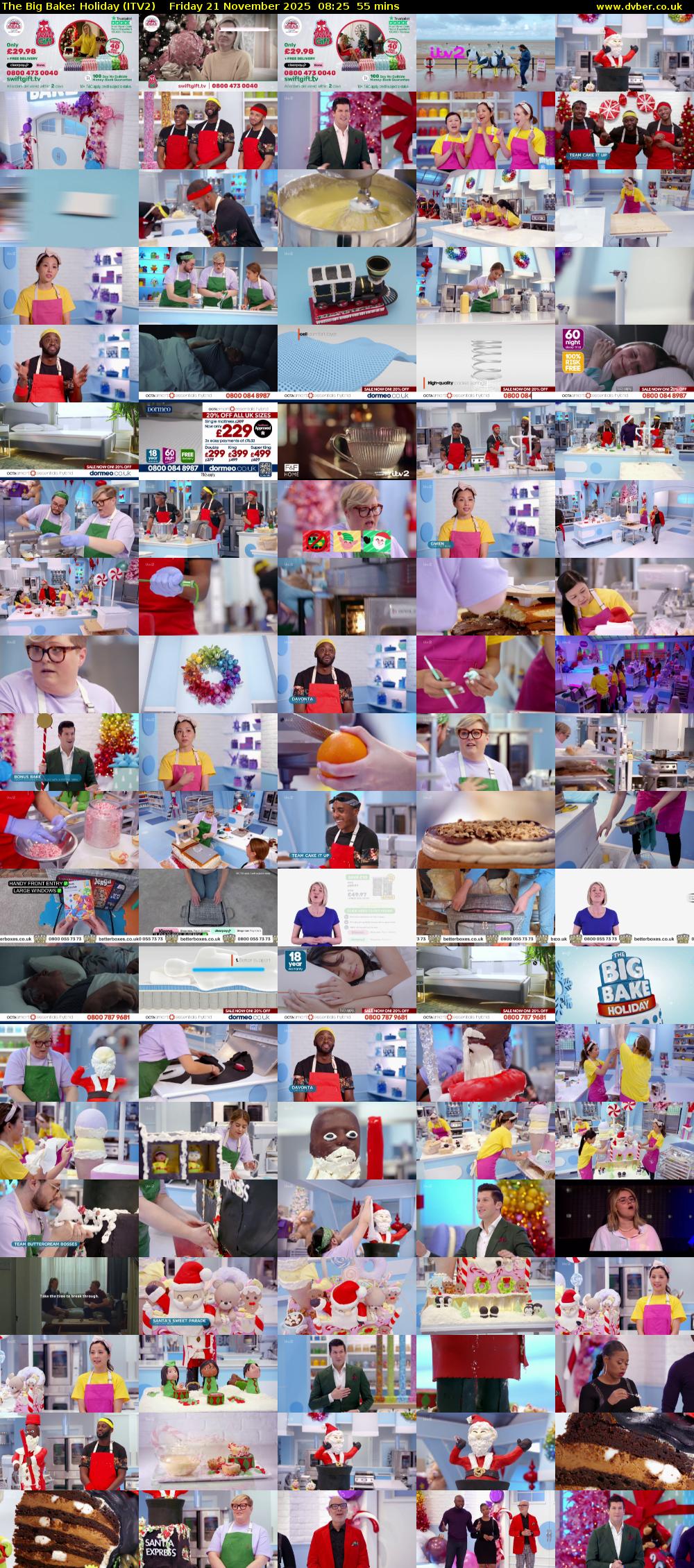 The Big Bake: Holiday (ITV2) Friday 21 November 2025 08:25 - 09:20