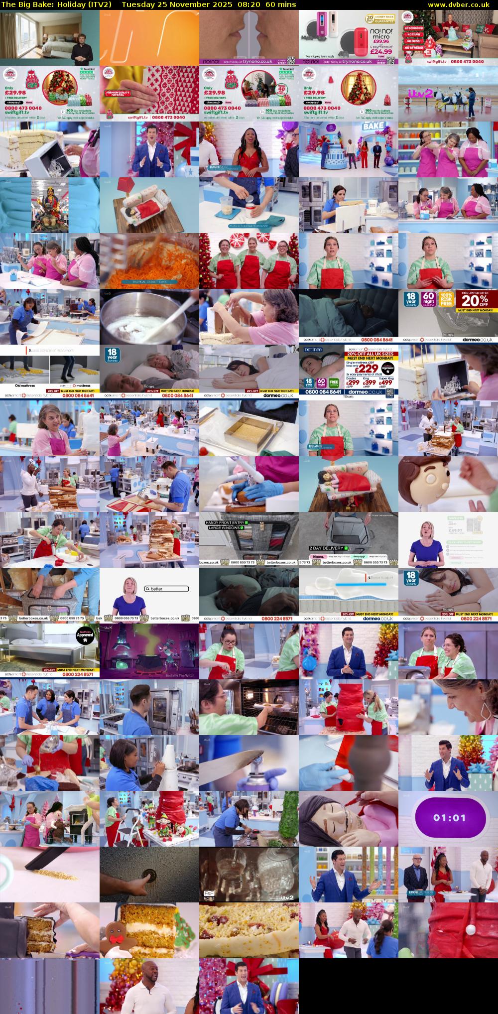 The Big Bake: Holiday (ITV2) Tuesday 25 November 2025 08:20 - 09:20