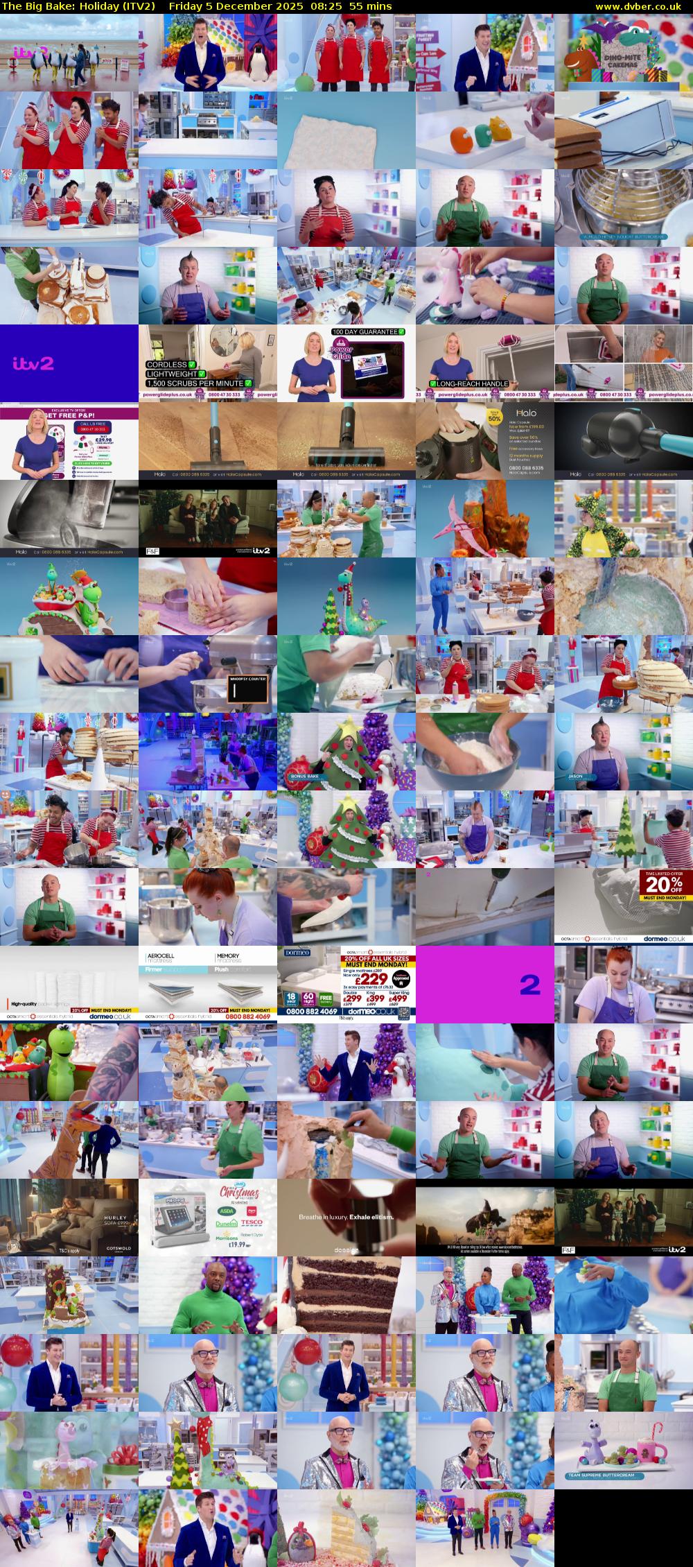 The Big Bake: Holiday (ITV2) Friday 5 December 2025 08:25 - 09:20