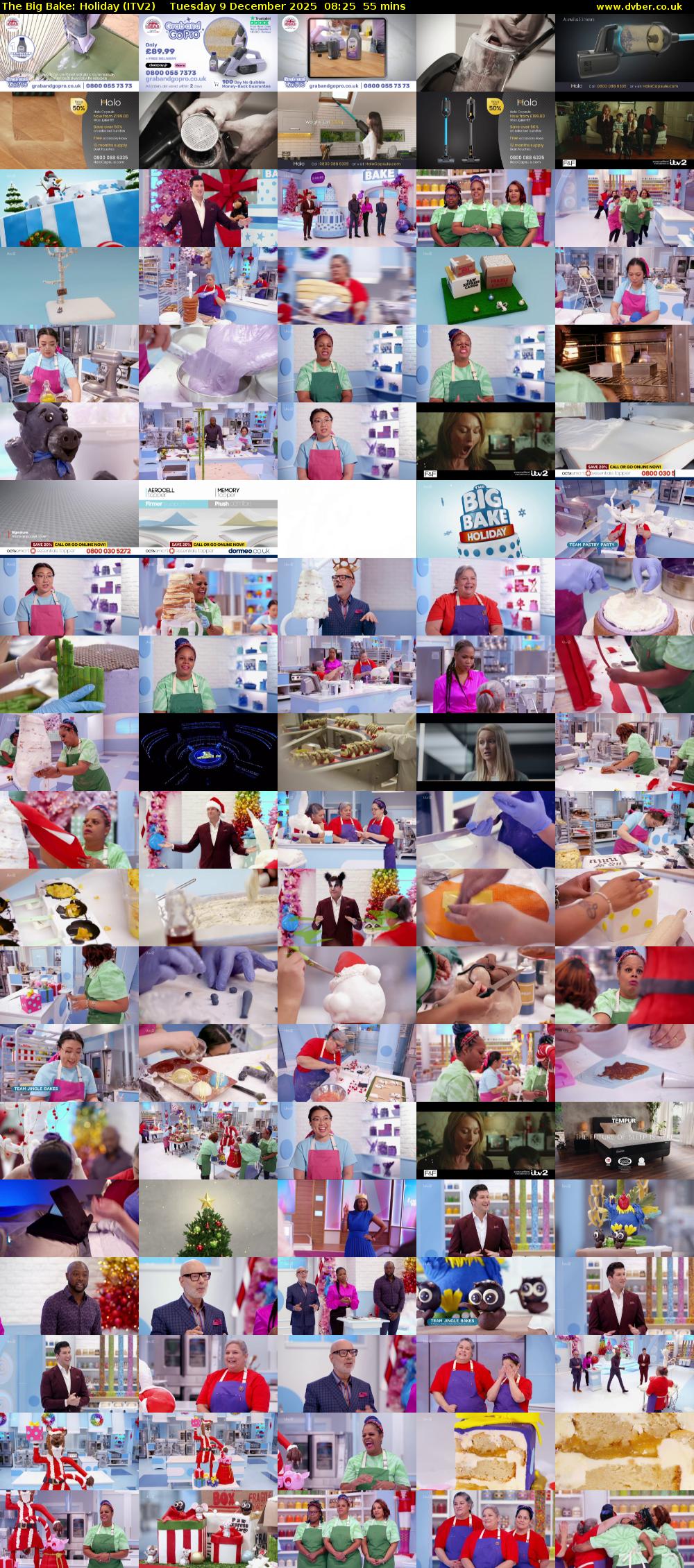 The Big Bake: Holiday (ITV2) Tuesday 9 December 2025 08:25 - 09:20
