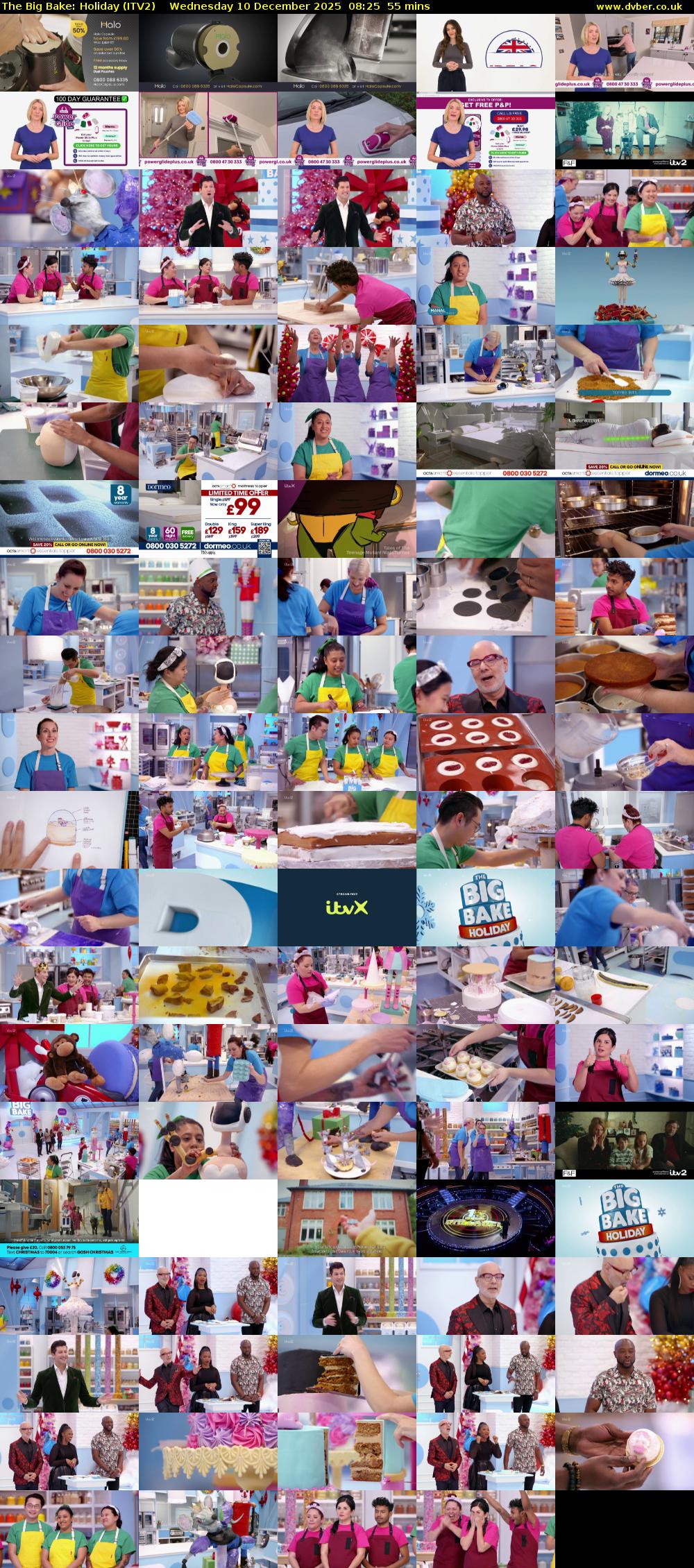 The Big Bake: Holiday (ITV2) Wednesday 10 December 2025 08:25 - 09:20