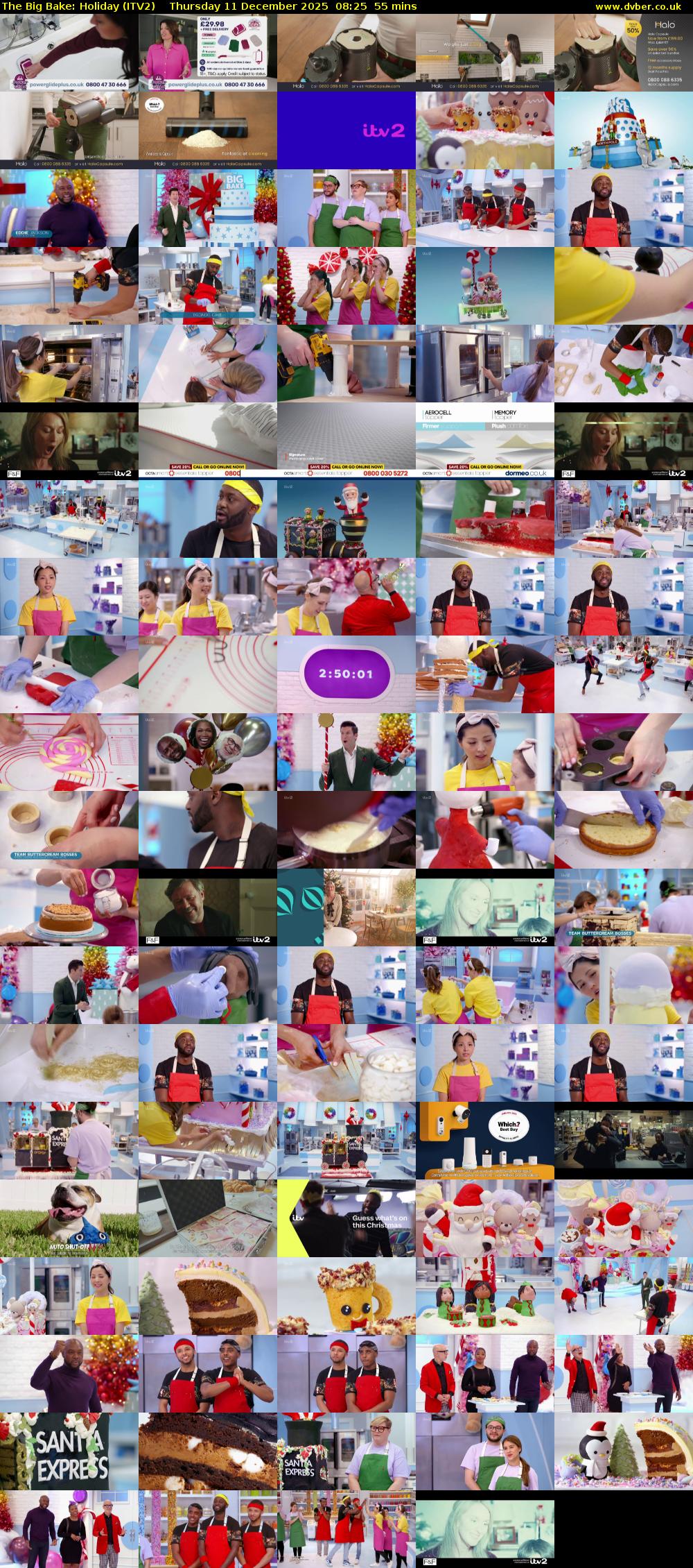 The Big Bake: Holiday (ITV2) Thursday 11 December 2025 08:25 - 09:20
