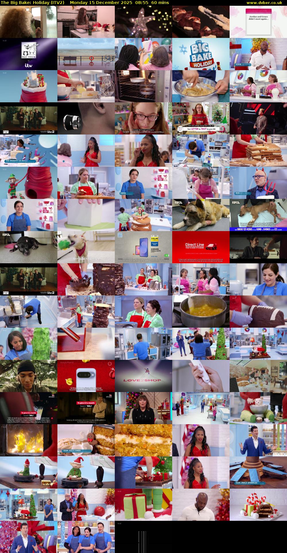 The Big Bake: Holiday (ITV2) Monday 15 December 2025 08:55 - 09:55