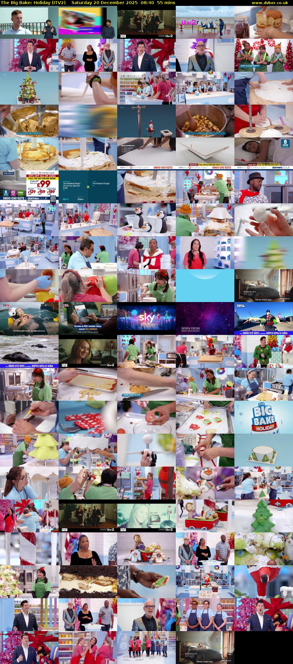 The Big Bake: Holiday (ITV2) Saturday 20 December 2025 08:40 - 09:35