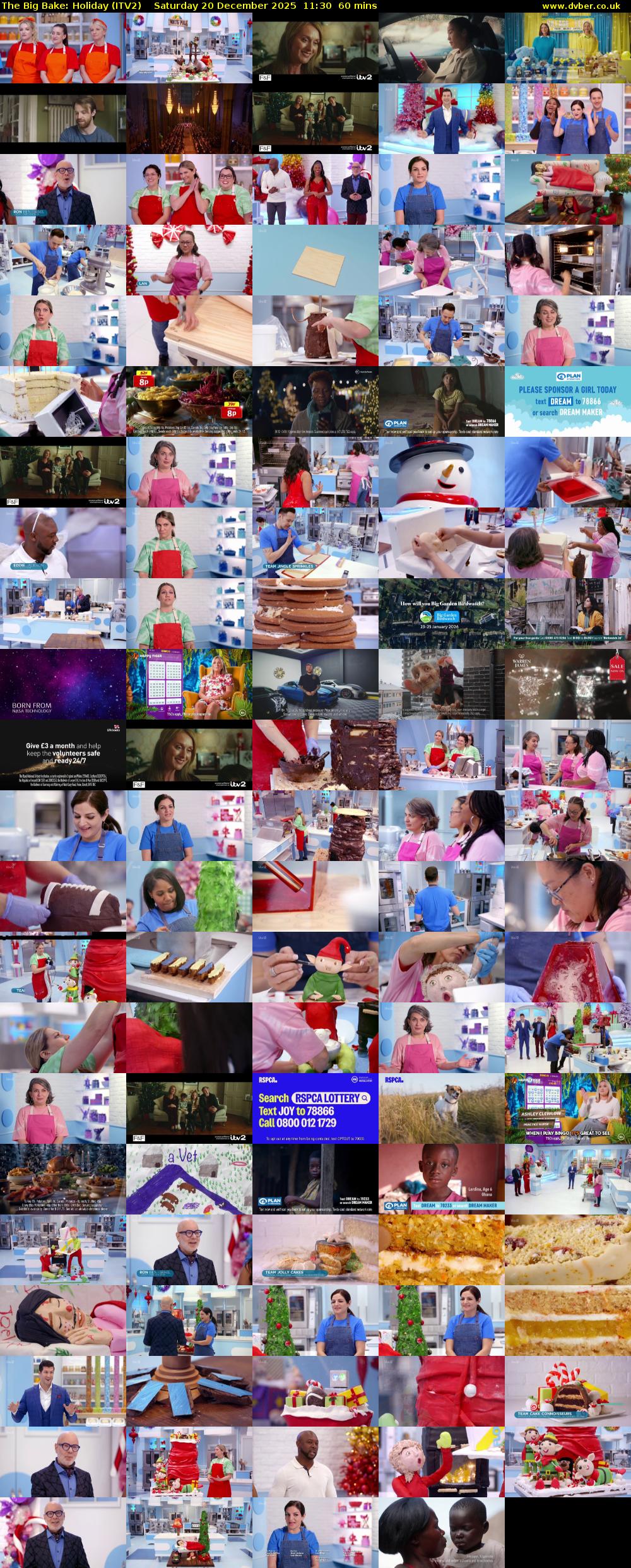 The Big Bake: Holiday (ITV2) Saturday 20 December 2025 11:30 - 12:30