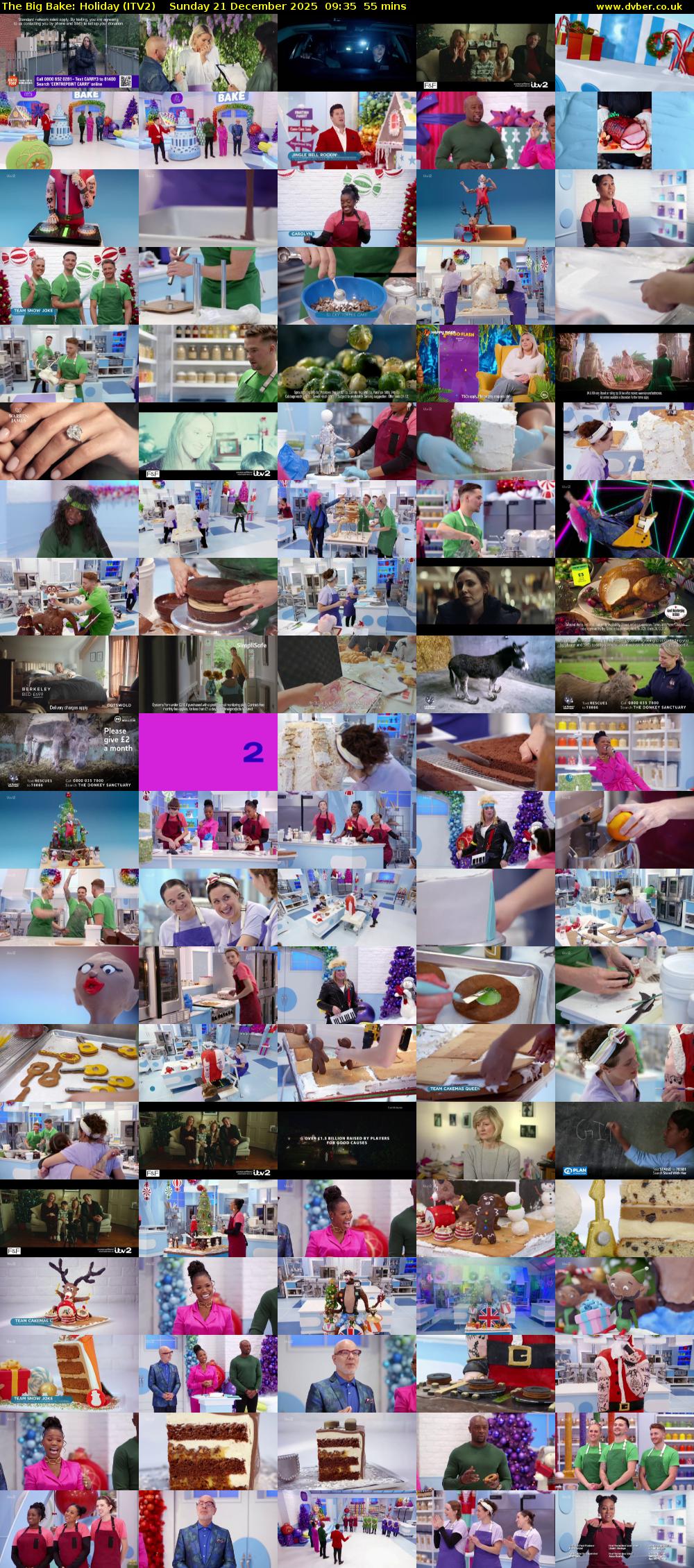 The Big Bake: Holiday (ITV2) Sunday 21 December 2025 09:35 - 10:30