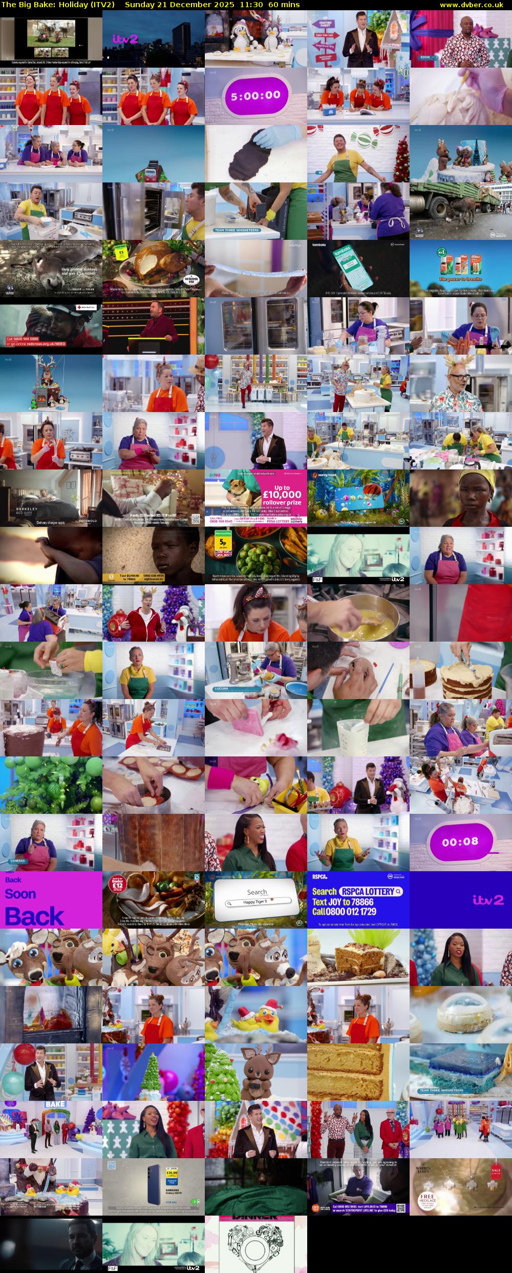 The Big Bake: Holiday (ITV2) Sunday 21 December 2025 11:30 - 12:30