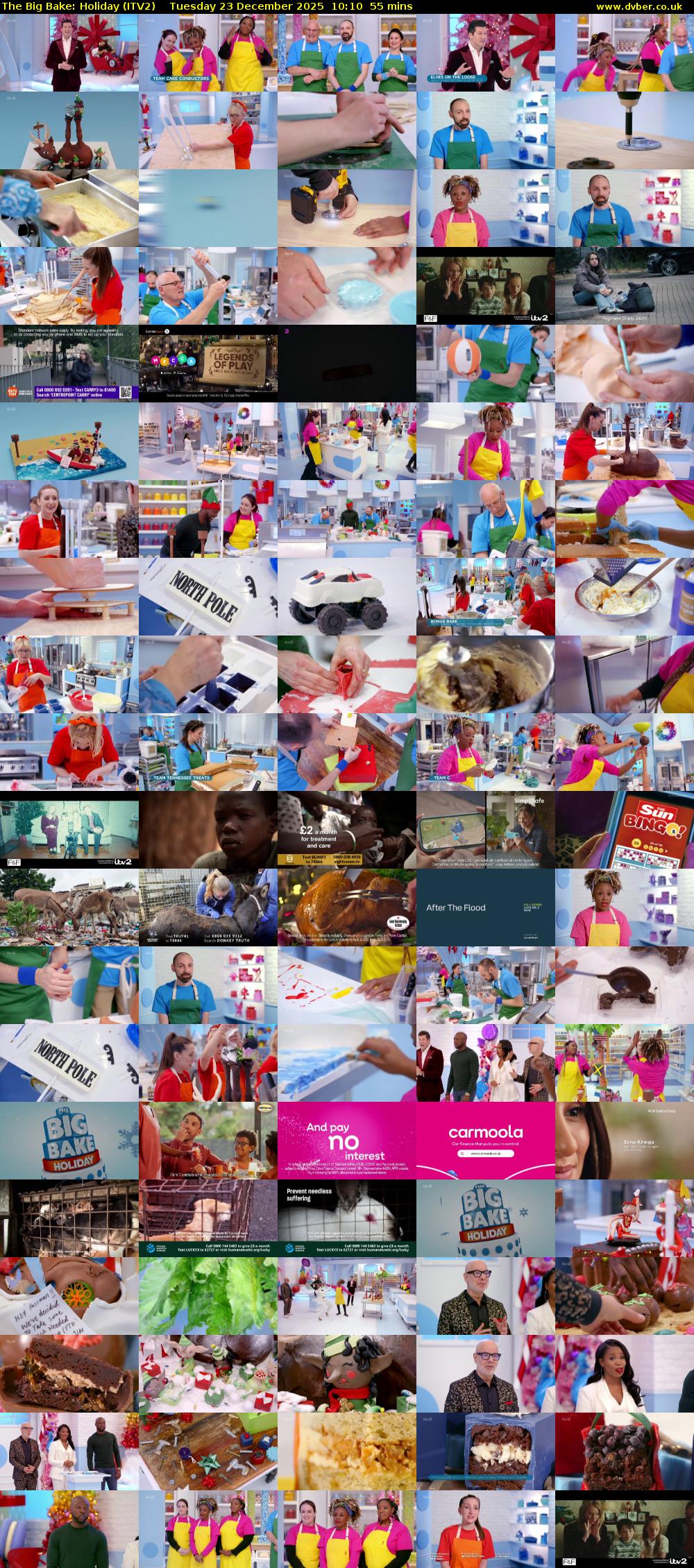 The Big Bake: Holiday (ITV2) Tuesday 23 December 2025 10:10 - 11:05