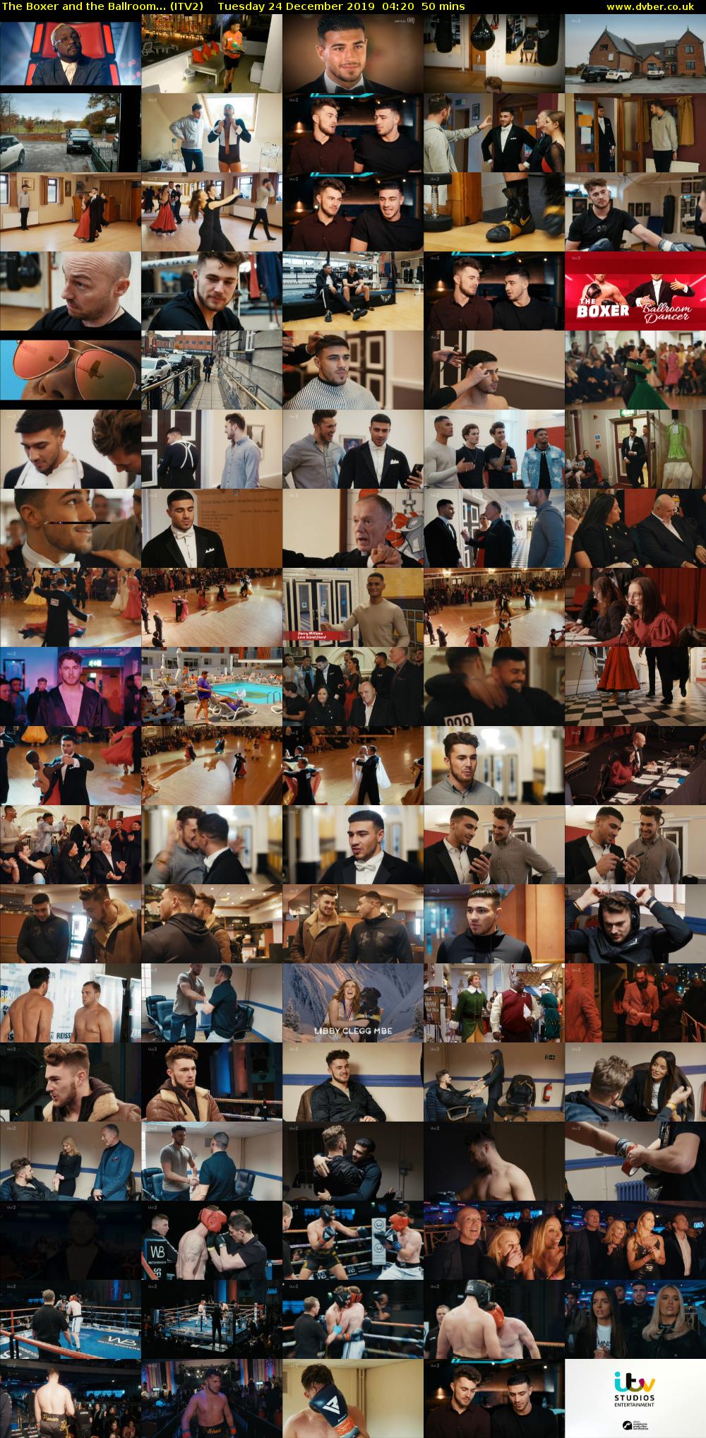 The Boxer and the Ballroom... (ITV2) Tuesday 24 December 2019 04:20 - 05:10