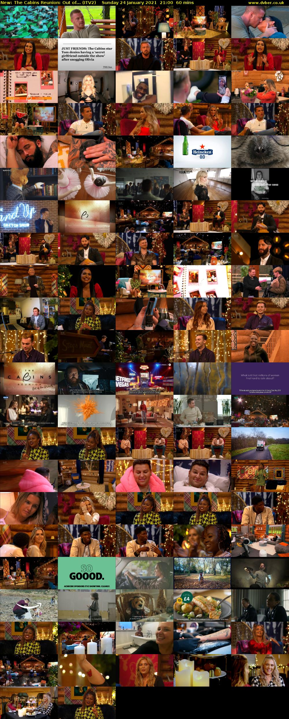 The Cabins Reunion: Out of... (ITV2) Sunday 24 January 2021 21:00 - 22:00