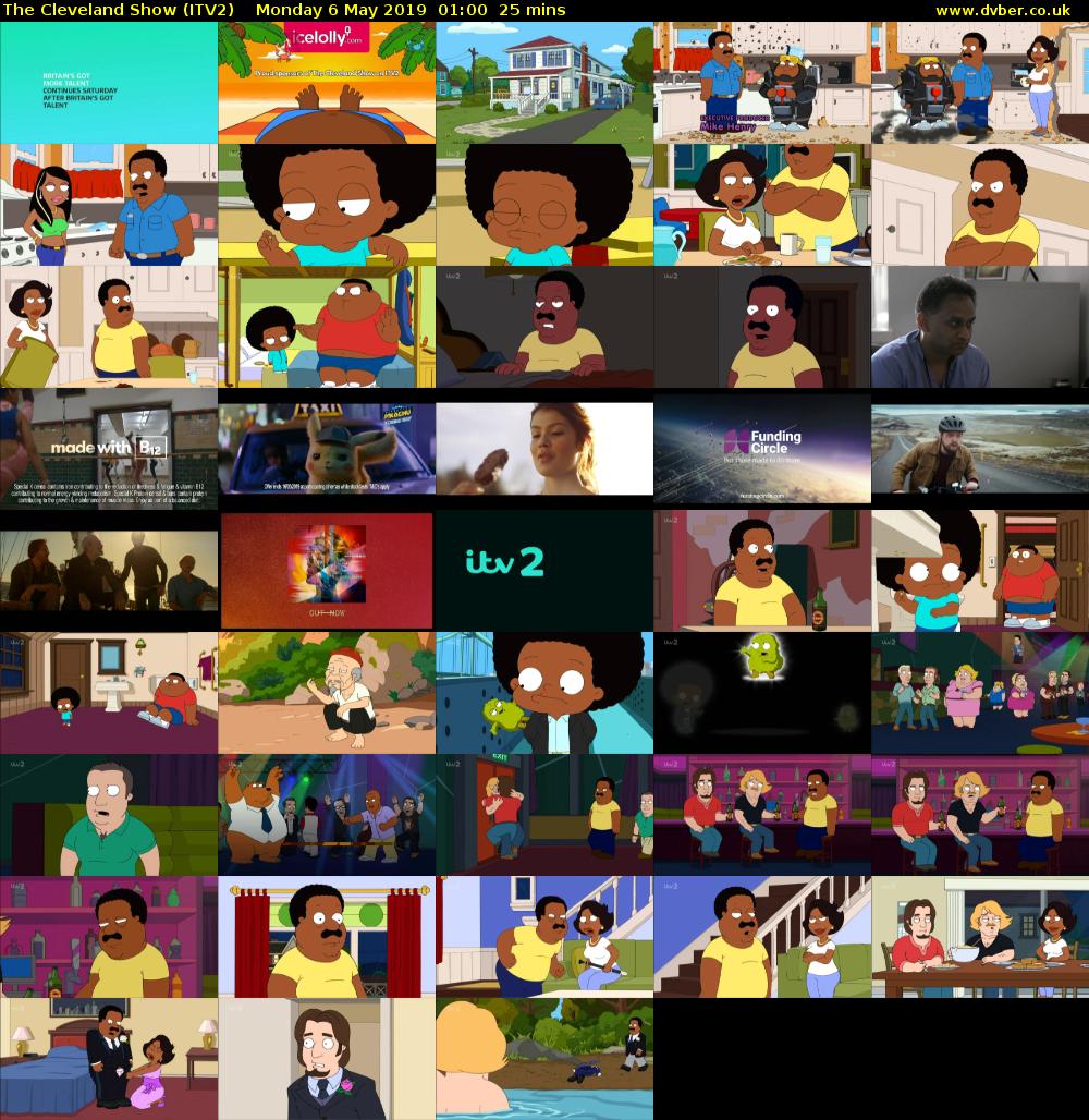 The Cleveland Show (ITV2) Monday 6 May 2019 01:00 - 01:25