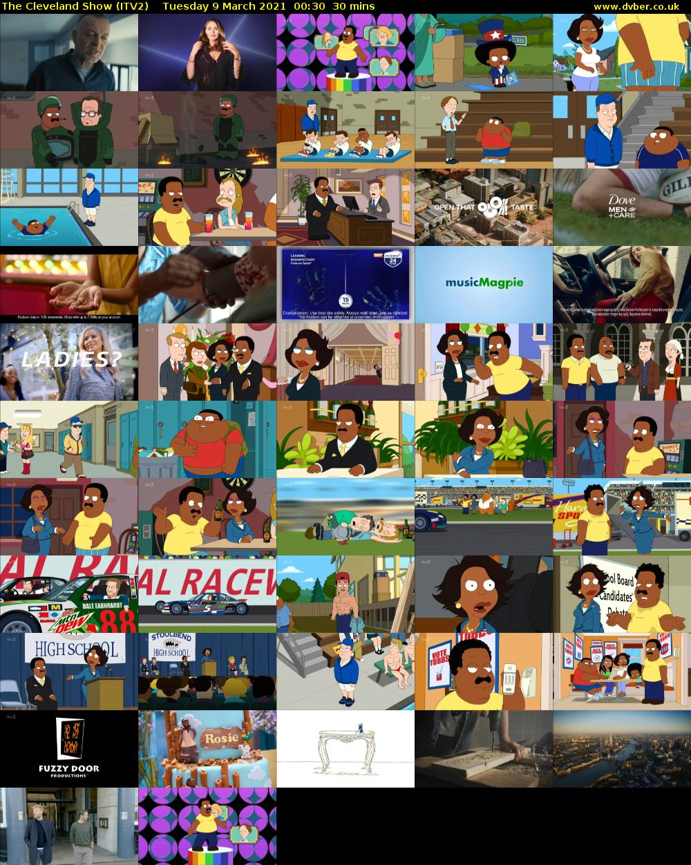 The Cleveland Show (ITV2) Tuesday 9 March 2021 00:30 - 01:00