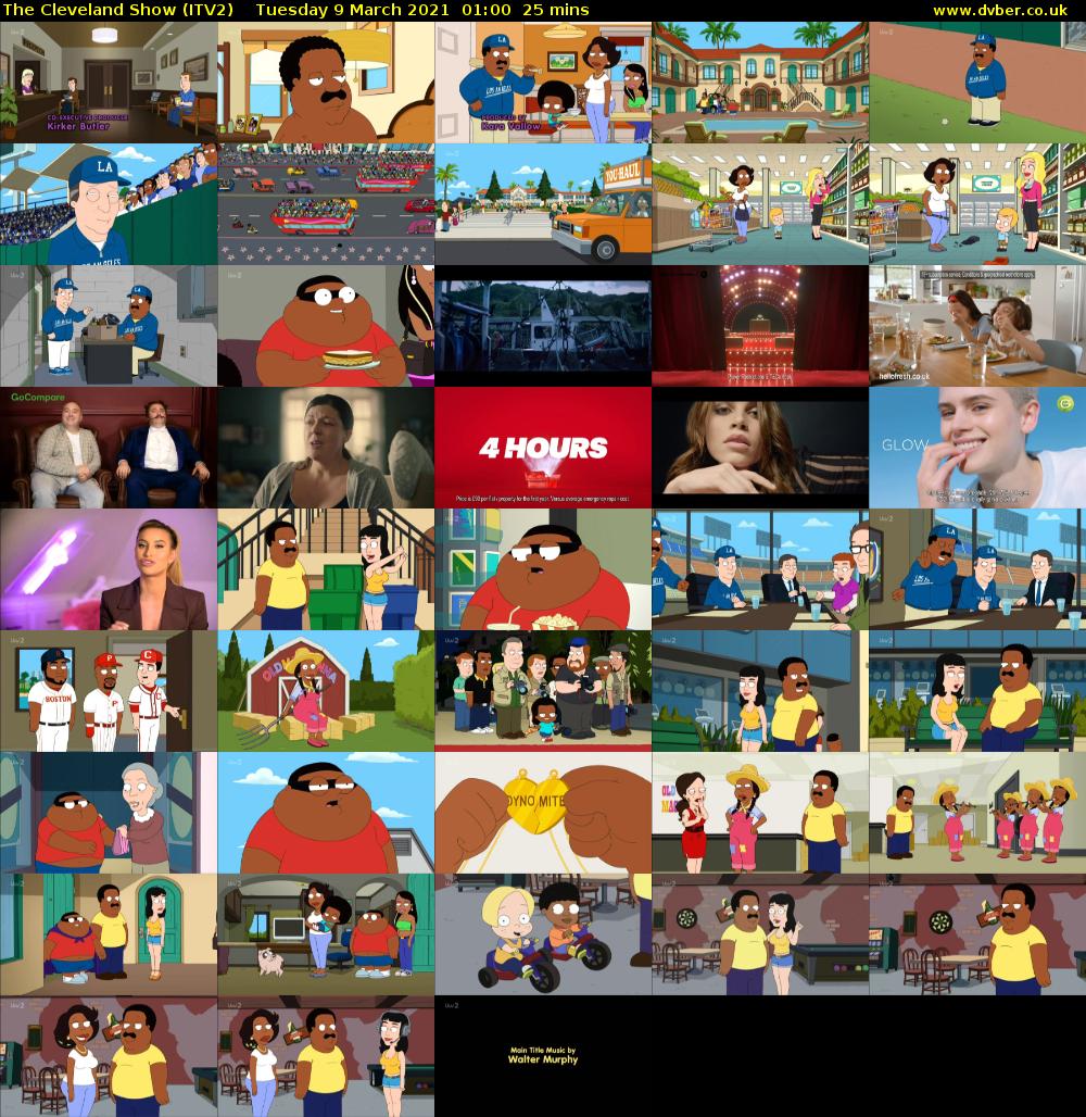 The Cleveland Show (ITV2) Tuesday 9 March 2021 01:00 - 01:25